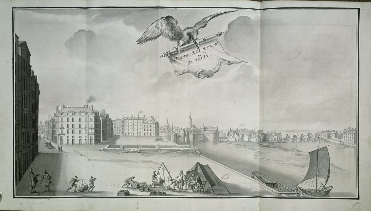 Gabelle, Nantes, 1723 by French School