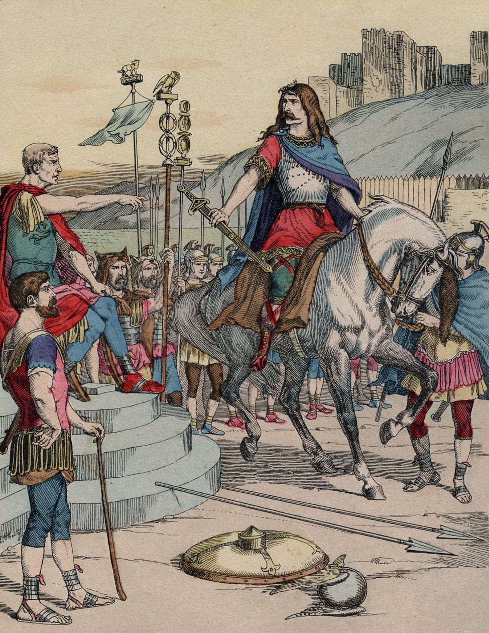 Galyalı şef Vercingetorix (MÖ 72-46), MÖ 52