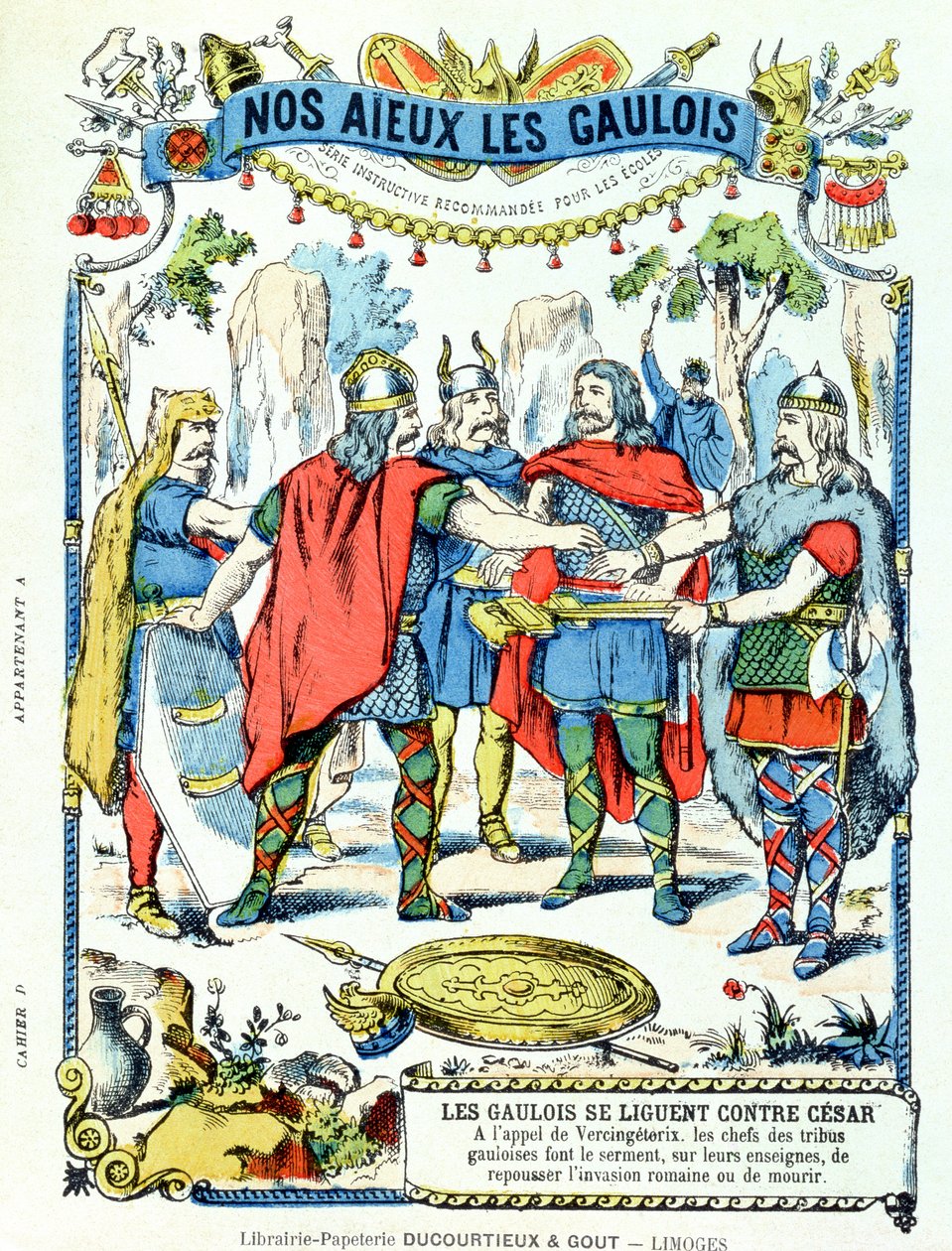 Galya liderleri, Vercingetorix (M.Ö. 46) liderliğindeki Julius Caesar