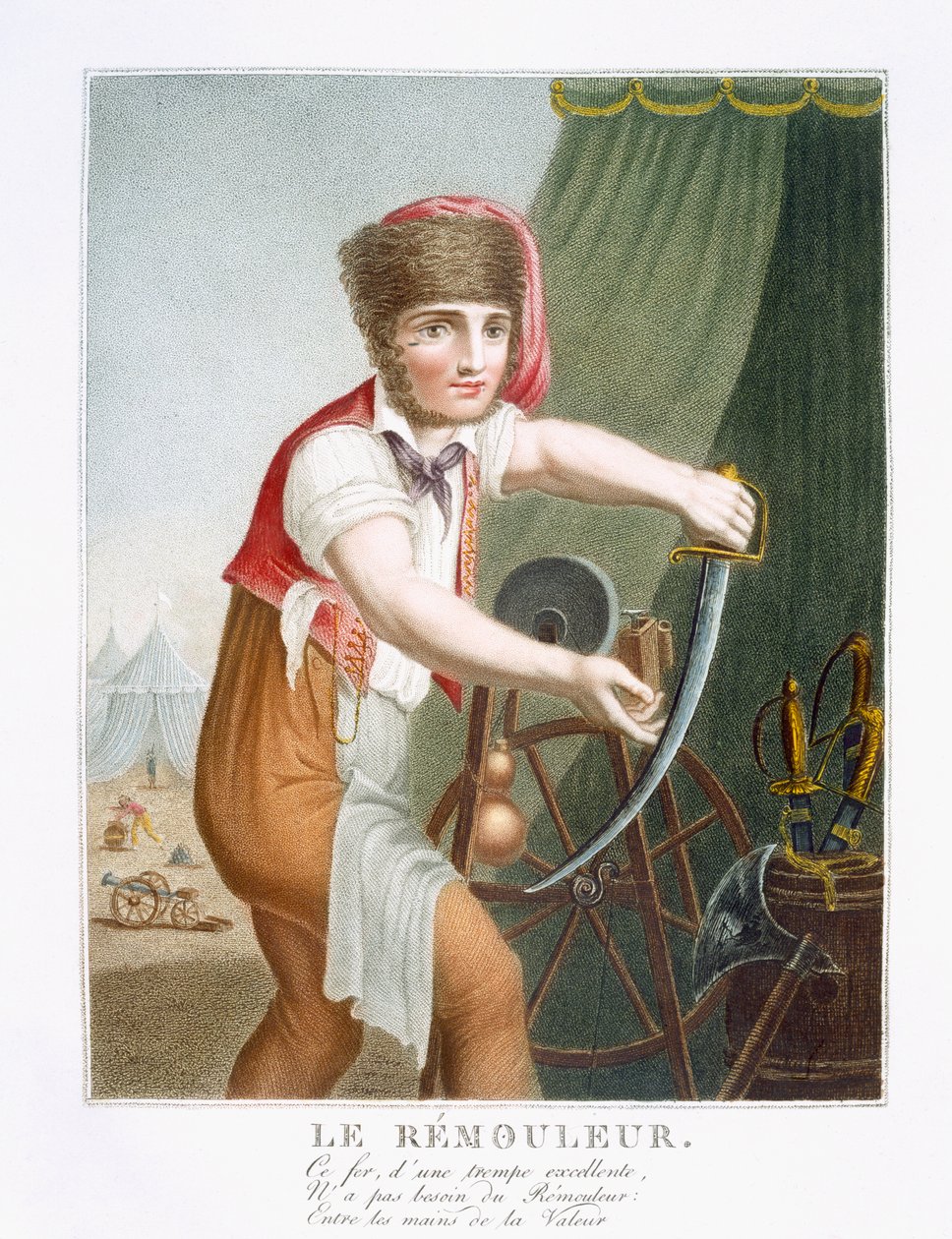Öğütücü, c.1816 by French School