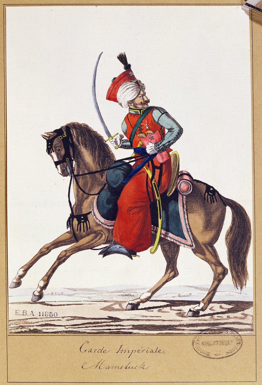 İmparatorluk Muhafızları, Memluk, 19. yüzyılın başlarında by French School
