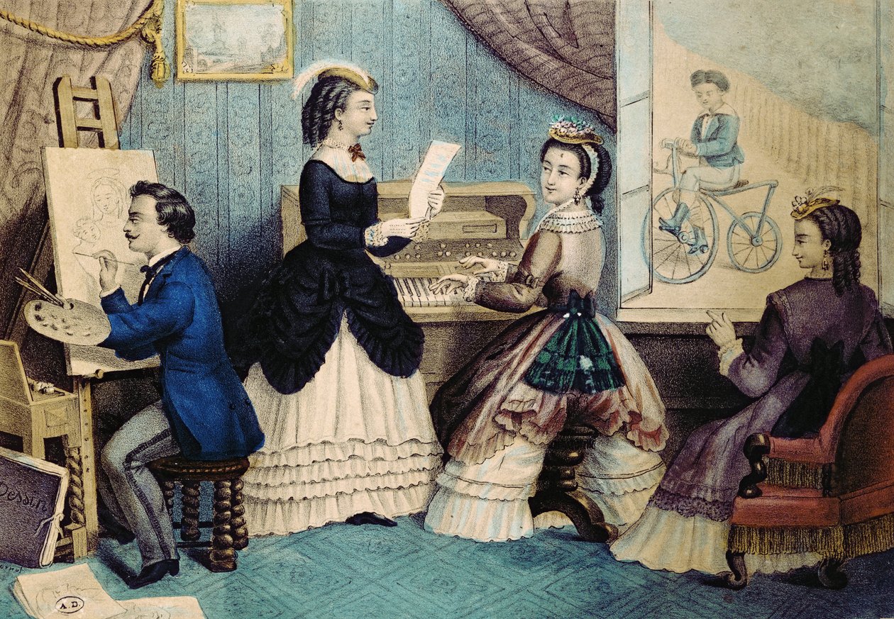 İyileşen Sanatlar, 1867 by French School