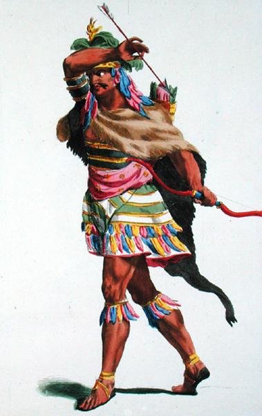 Angola Kralı, Pierre Duflos tarafından kazınmış (1742-1816) by French School