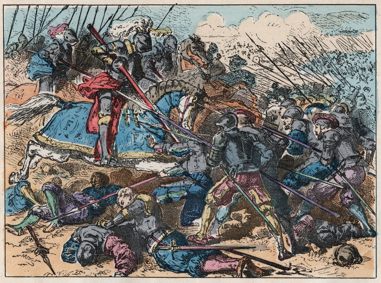 Fransa Kralı I. François (1494-1547) 13 ve 14 Eylül 1515