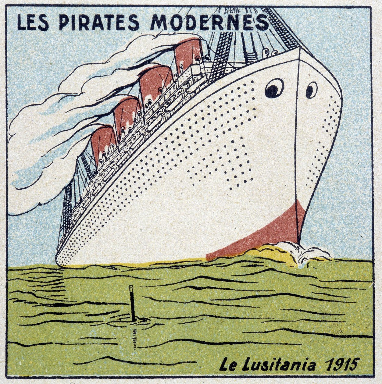 Lusitania by French School