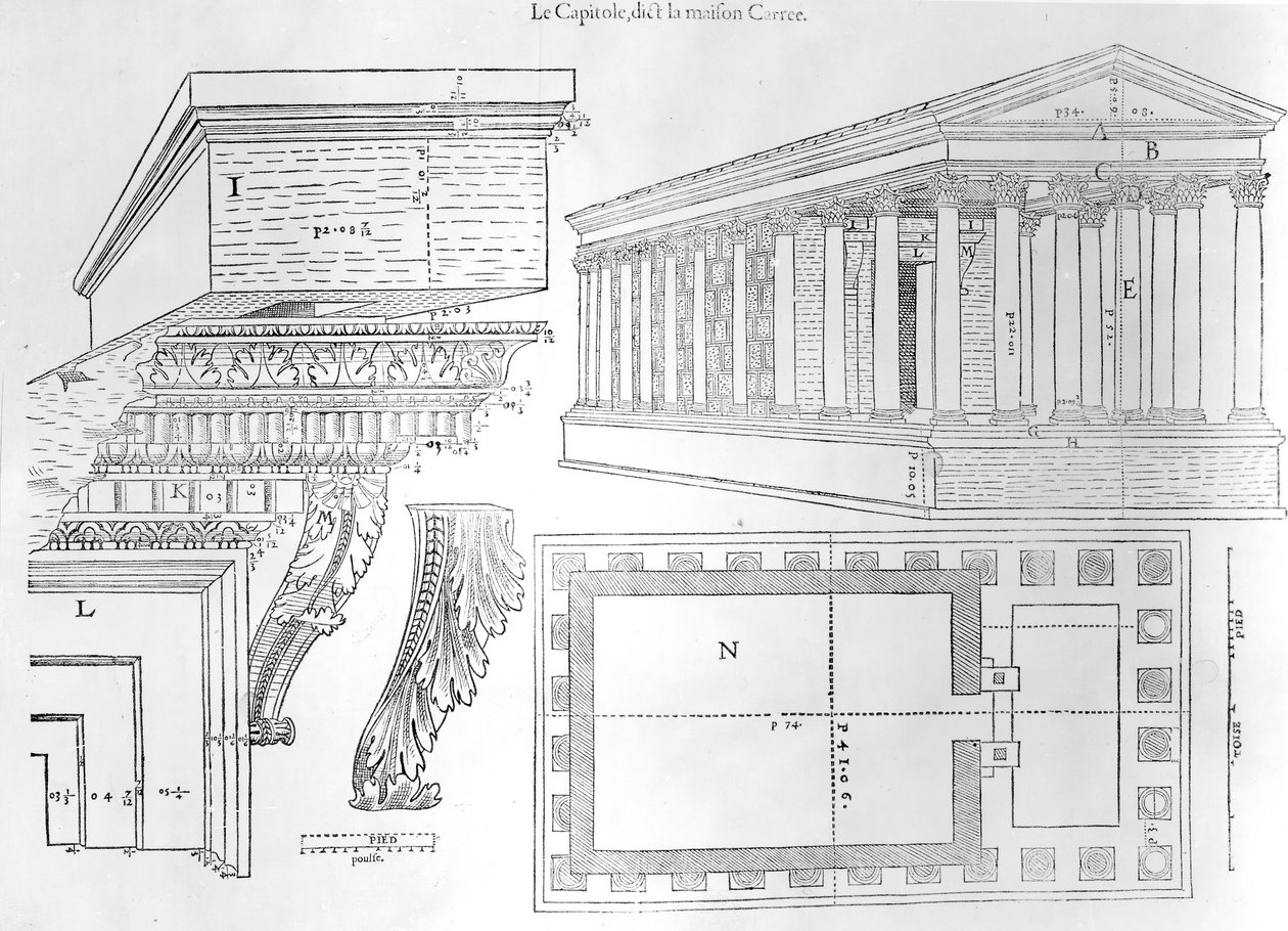 Maison Carree, Jean Poldo dAlbenas