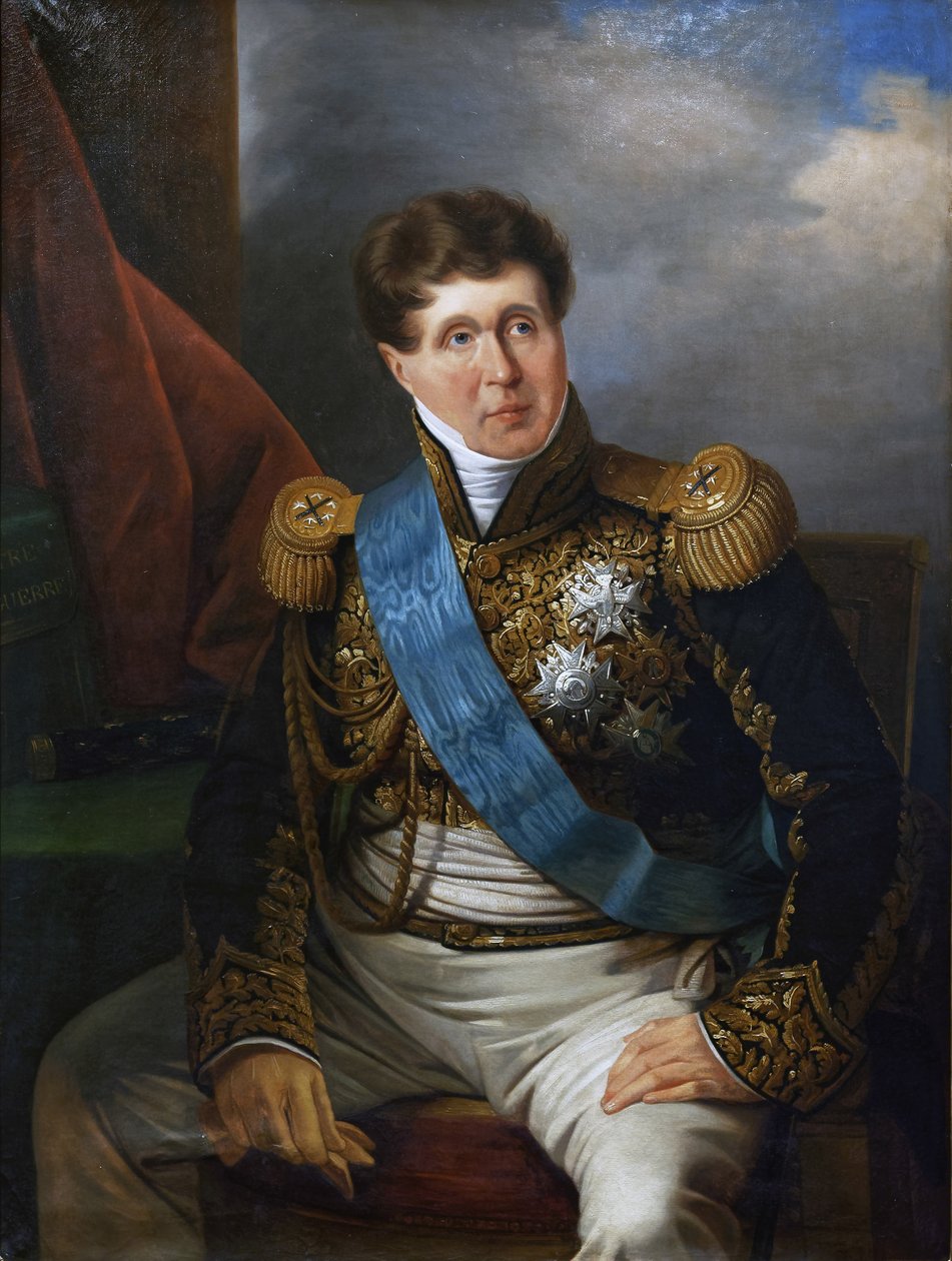 Marechal Victor, Bellune Dükü, 1823-40 dolayları (tuval üzerine yağlı boya) by French School