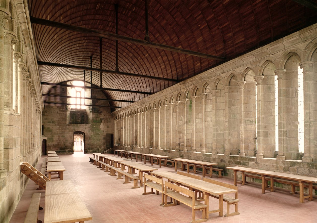 Rahipler Yemekhanesi, Manastırın iç görünümü, 1217 by French School