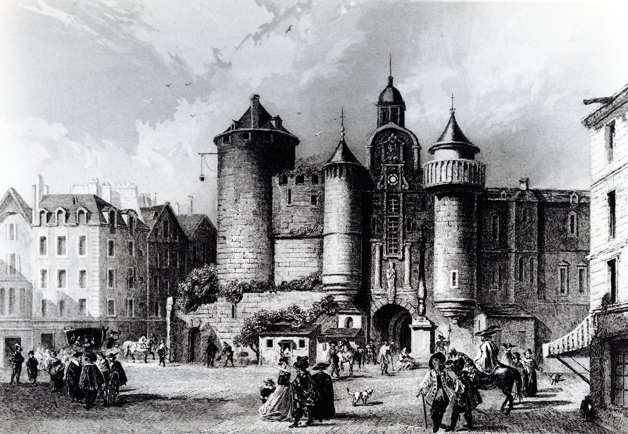 On yedinci yüzyılda Petit Chatelet by French School