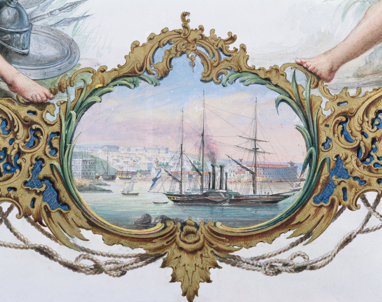 Sivastopol Limanı, 1854 by French School