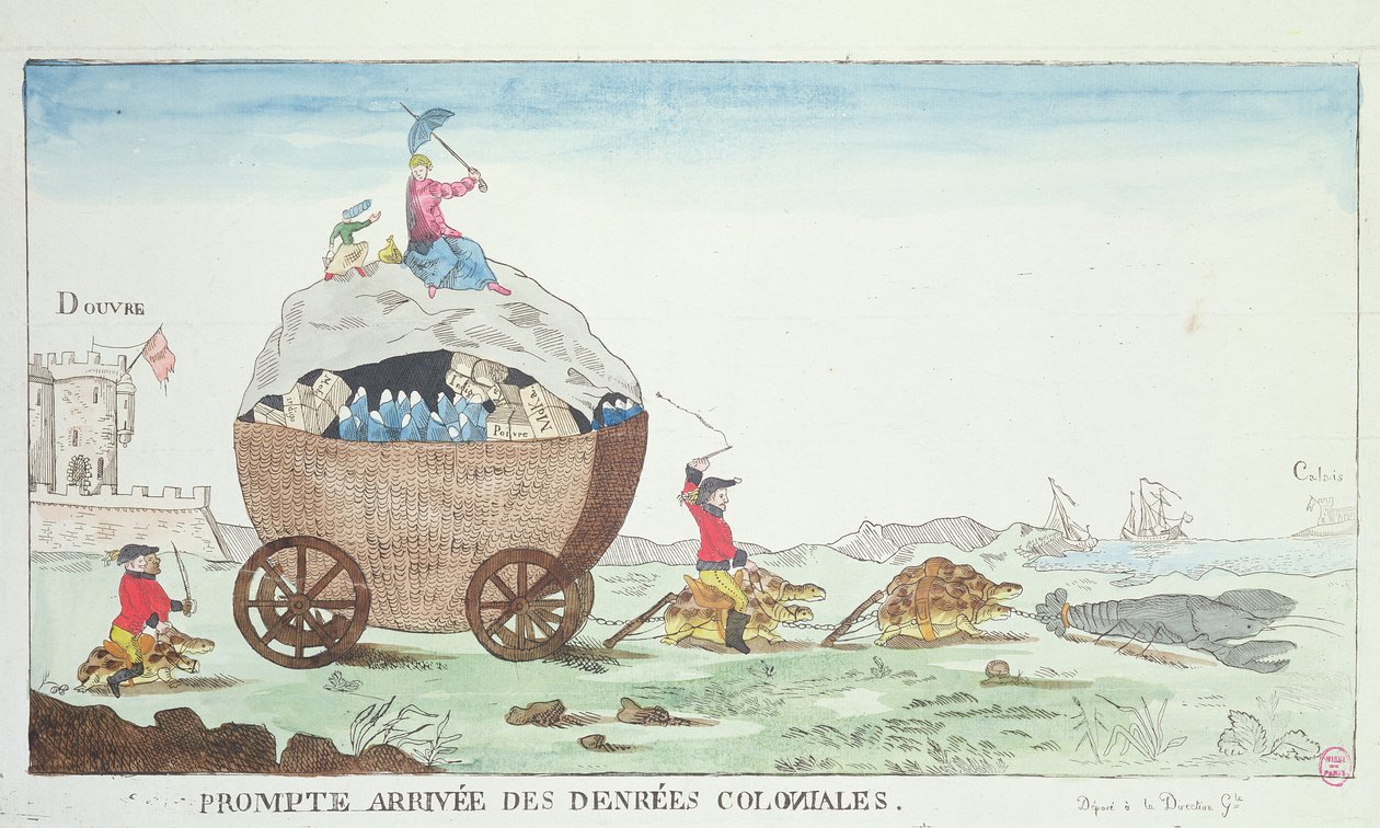 Sömürge Mallarının Hızlı Gelişi, 1807 by French School