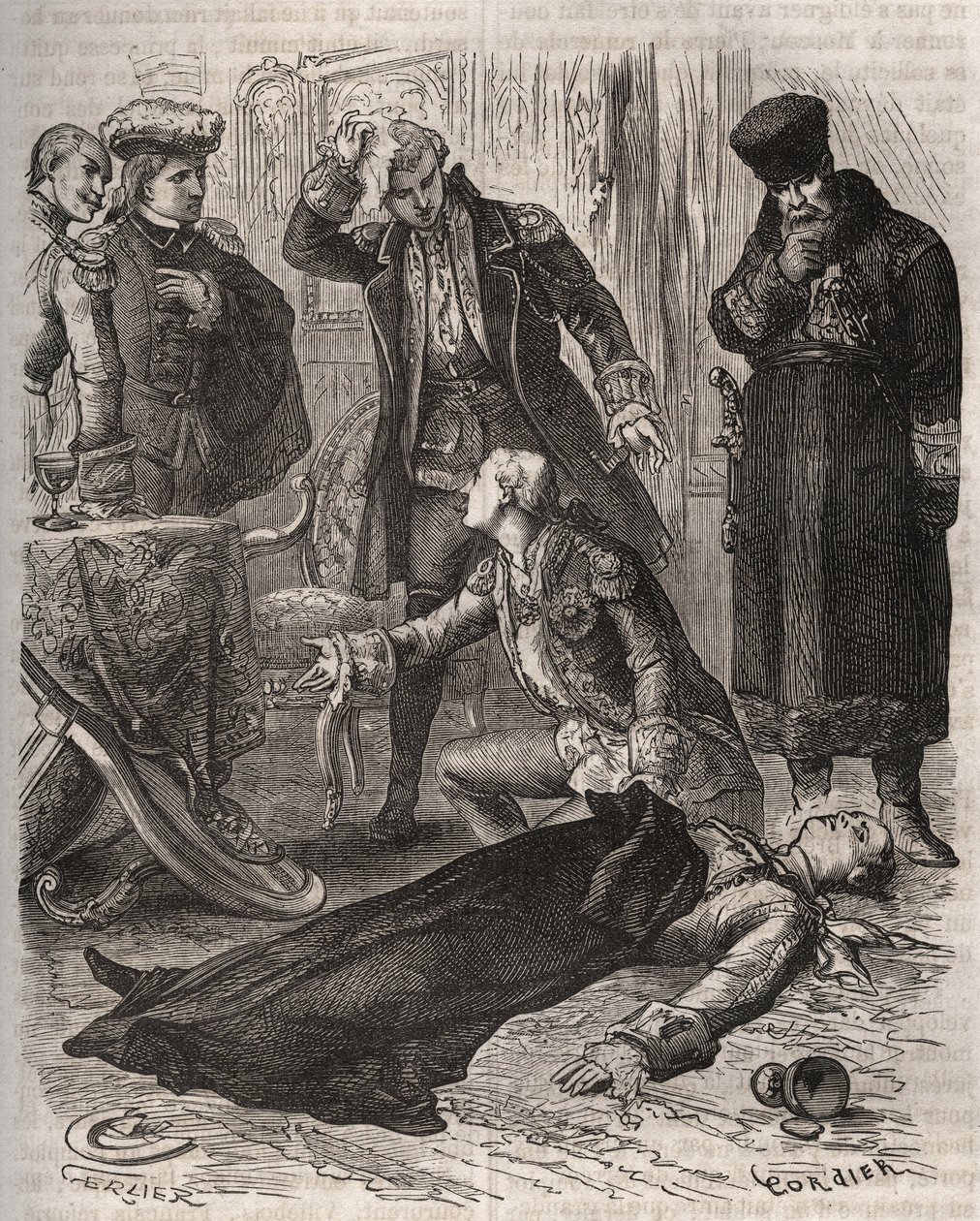 İkametgah tahsis edilen Rus İmparatoru III. 1871 tarihli “Histoire De by French School