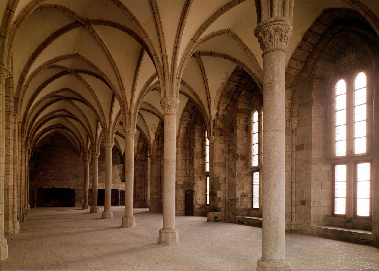 Salle des Hotes, Manastırın iç görünümü by French School