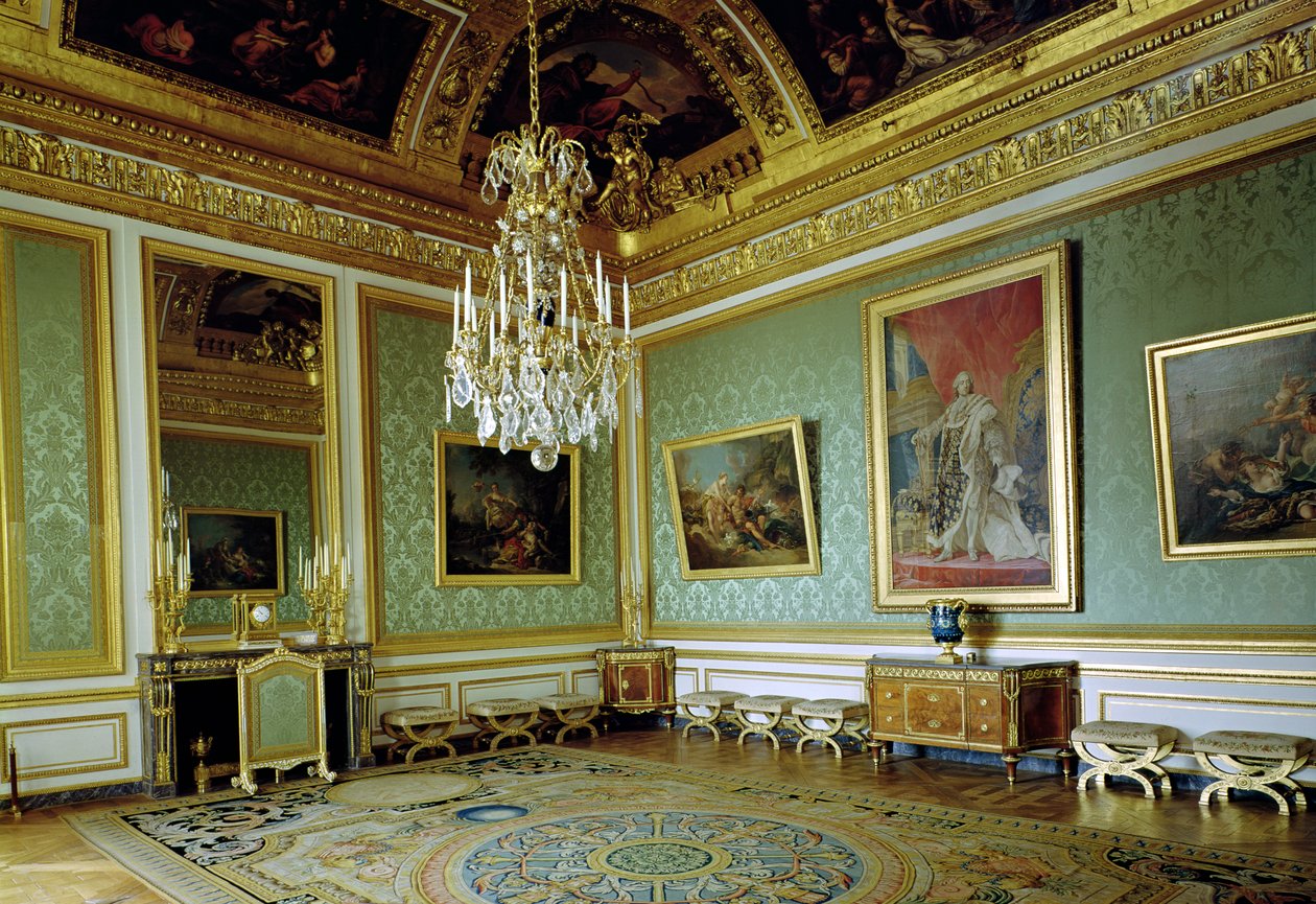 Salon des Nobles, 1785 yılında Marie-Antoinette (1755-93) tarafından yeniden dekore edilmiştir. by French School