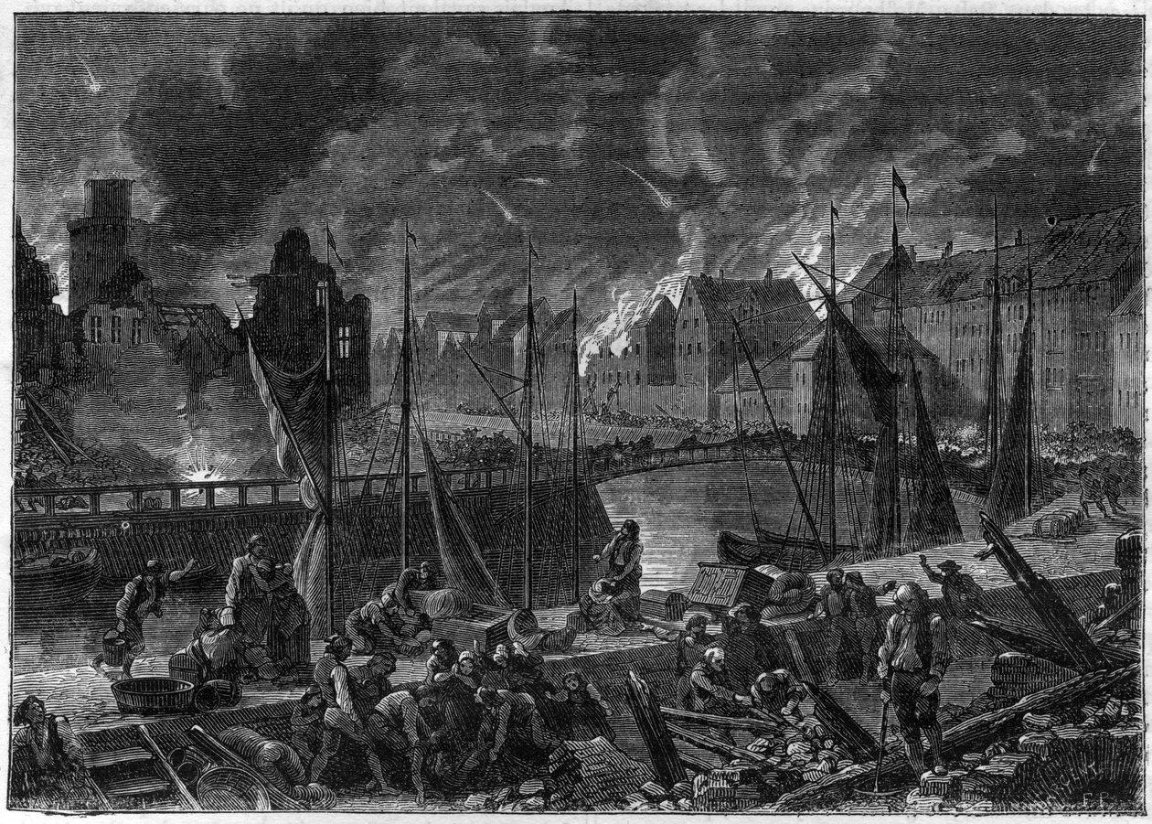 İkinci Kopenhag Savaşı (veya Kopenhag Bombardımanı) (16 Ağustos-5 Eylül 1807) Napolyon Savaşları sırasında Danimarka-Norveç filosunu on altıya çıkarmak için Kopenhag