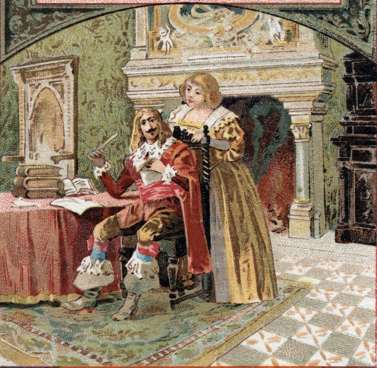 Beringhen Efendisi ve Madam du Fargis, Azay-le-Rideau Şatosu