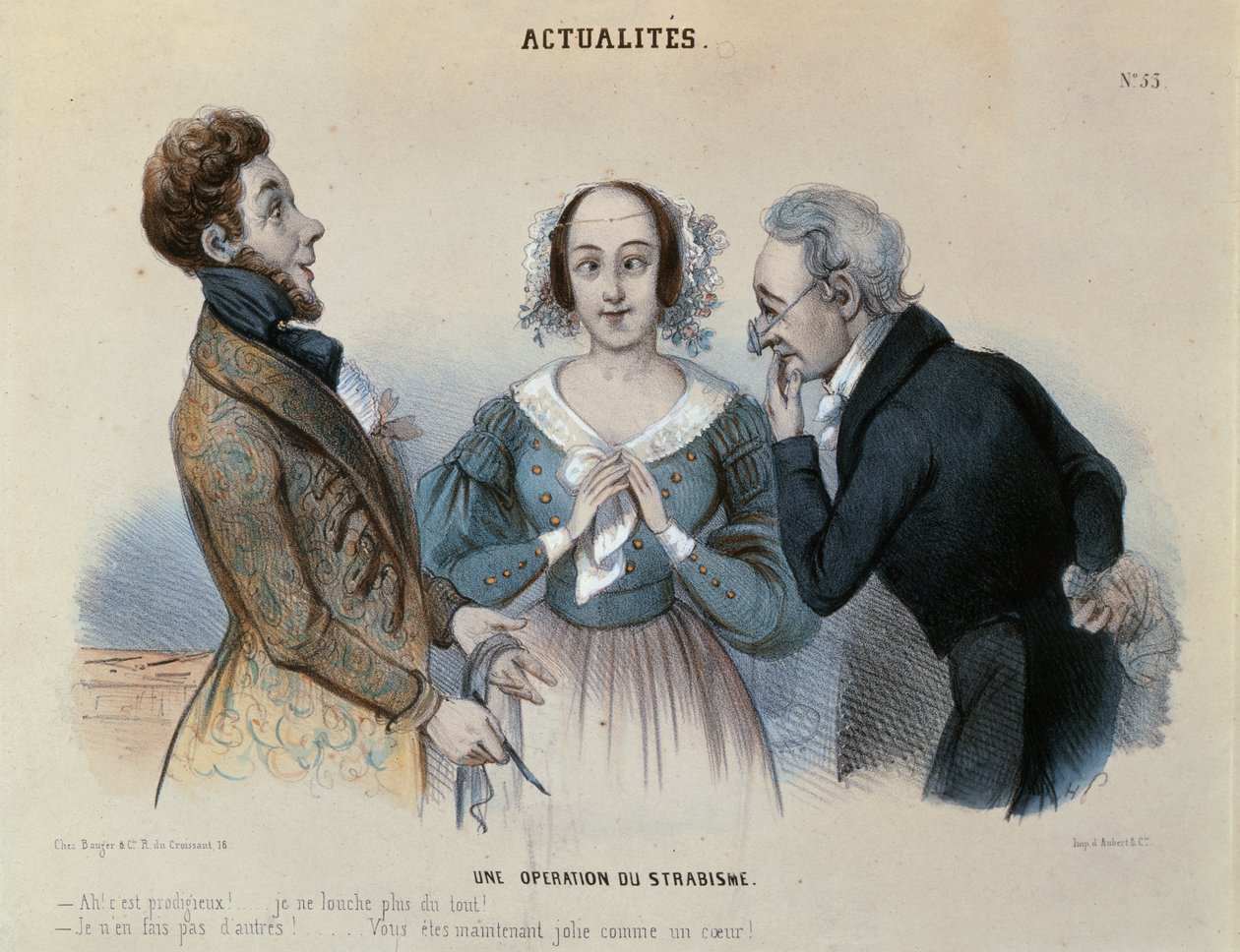Şaşı Operasyonu, c.1840 by French School