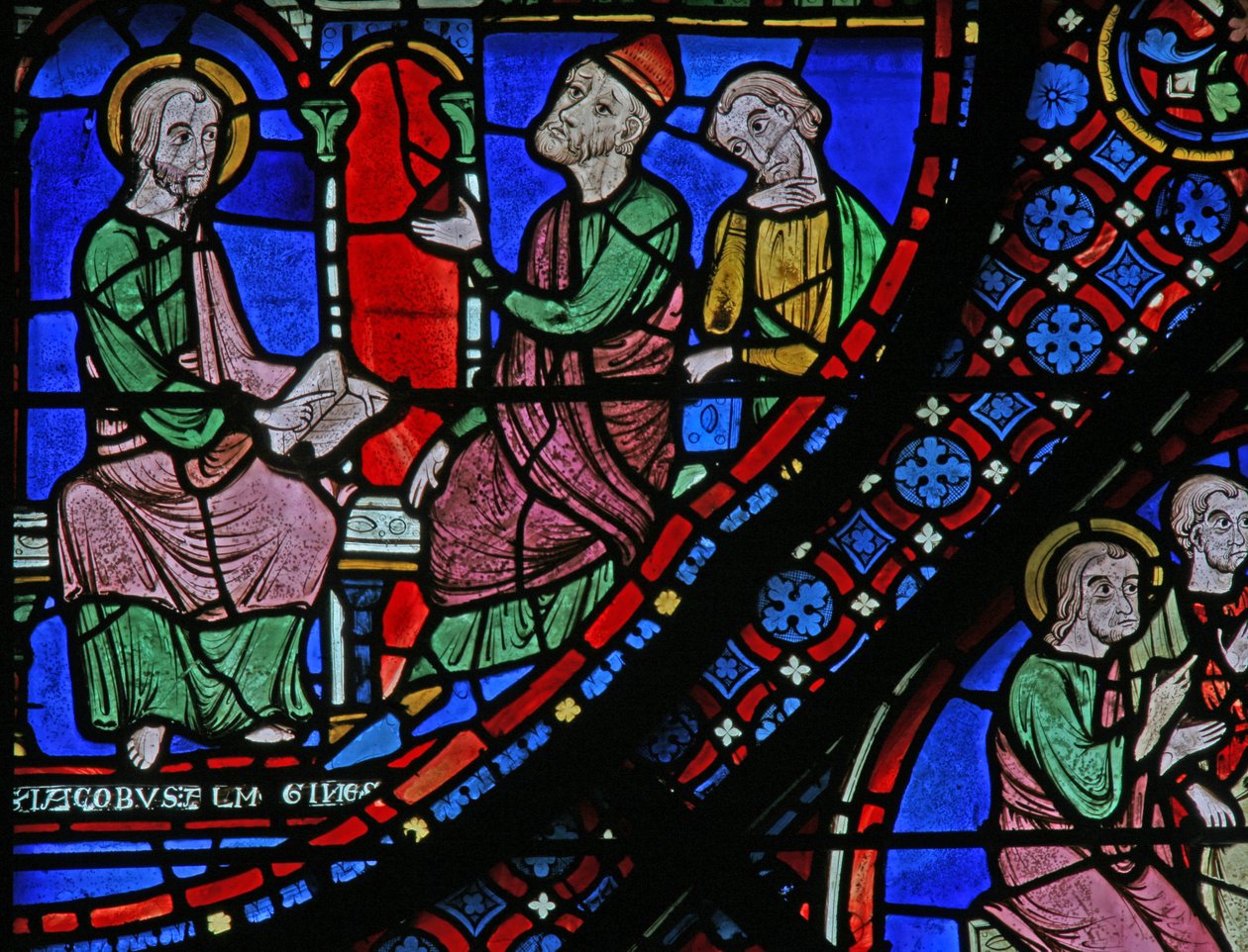 St James Penceresi: Almongenes dönüştürülür (w5) by French School