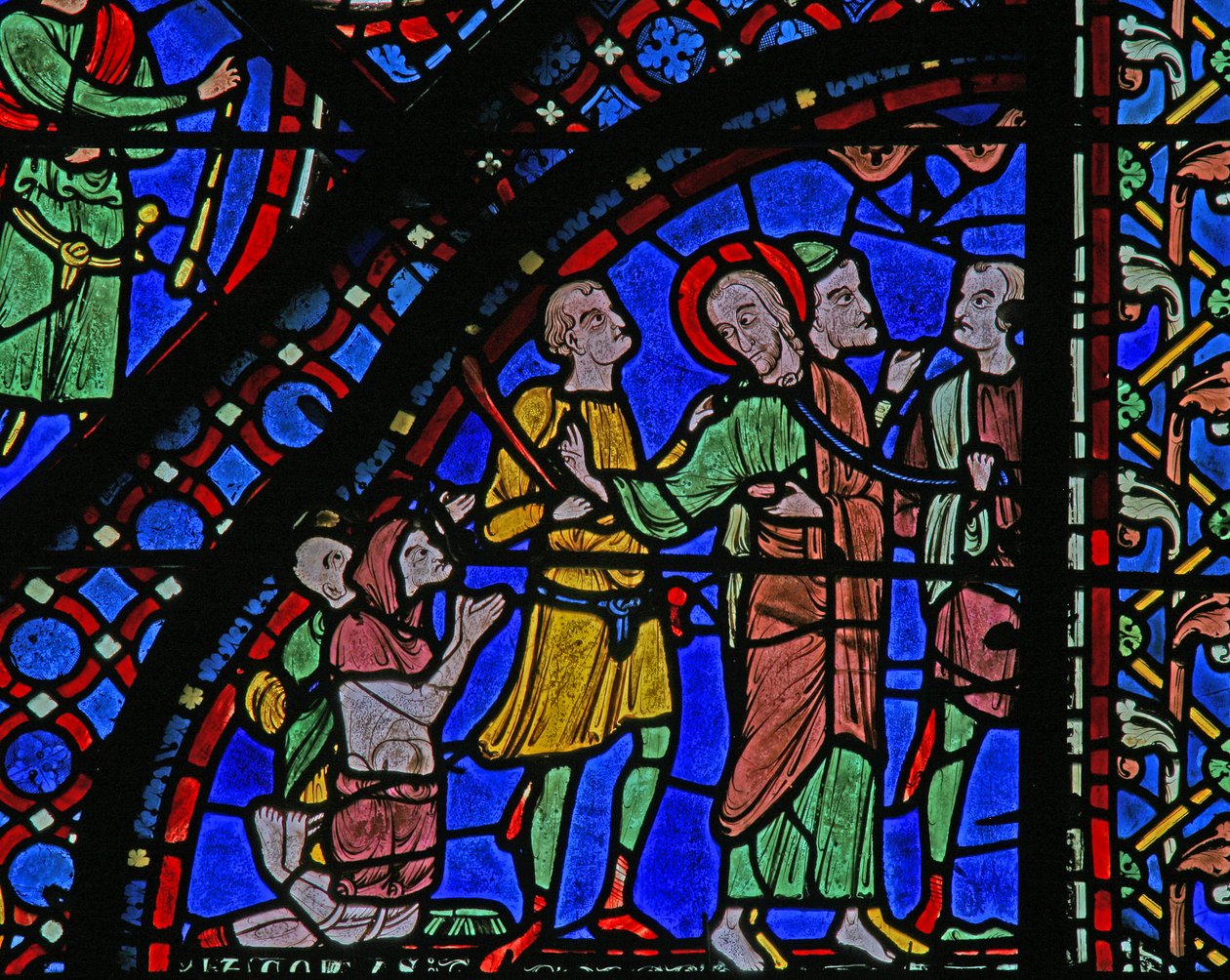 St James Penceresi: James bir felçliyi iyileştirir (w5) by French School