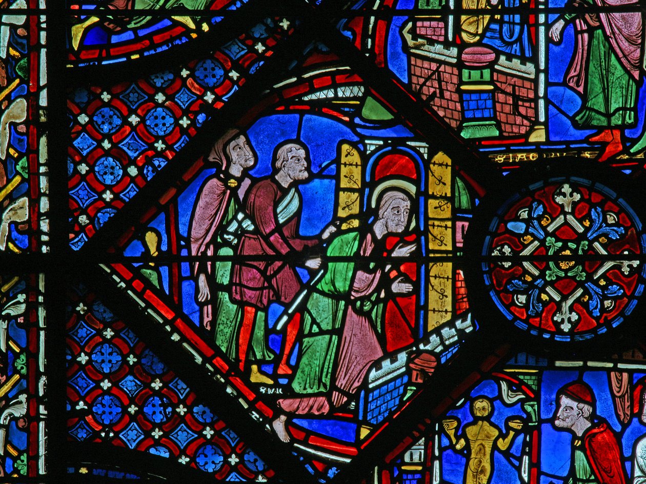 The St James Window: James hapse atıldı (w5) by French School