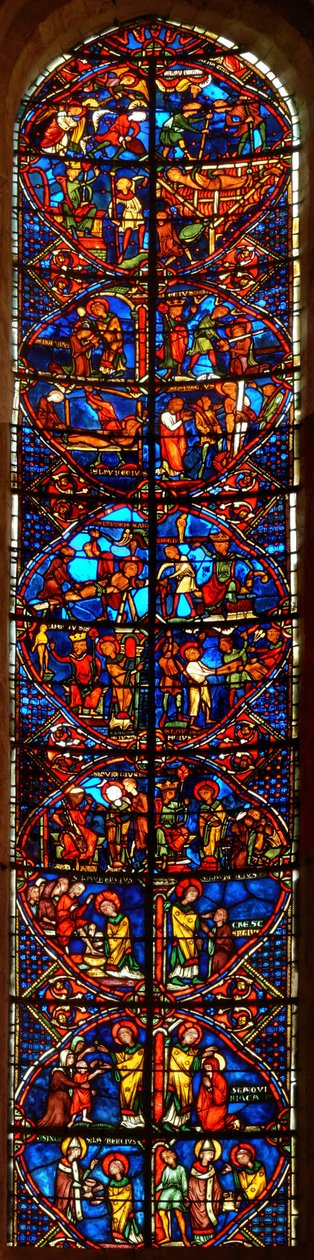 St. Laurence penceresi by French School