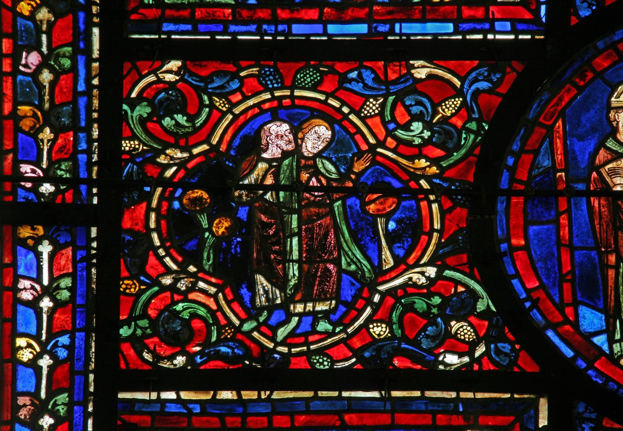 St Martin penceresi: dekoratif (w20) by French School