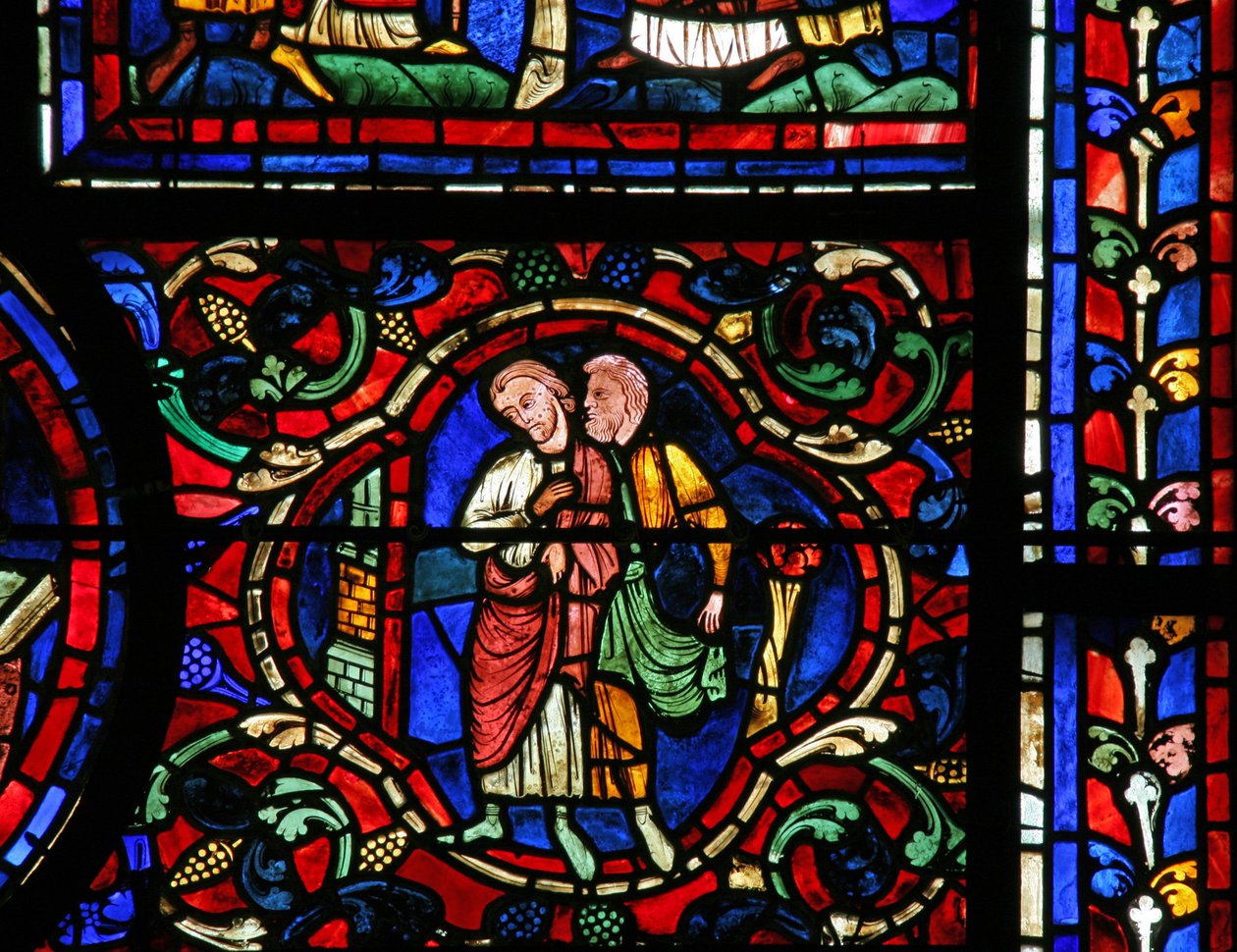 St Martin penceresi: dekoratif (w20) by French School