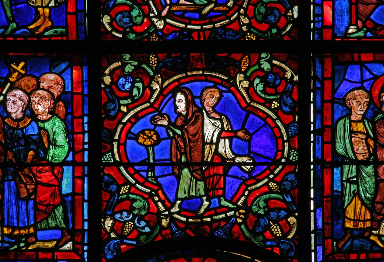 St Martin penceresi: dekoratif (w20) by French School
