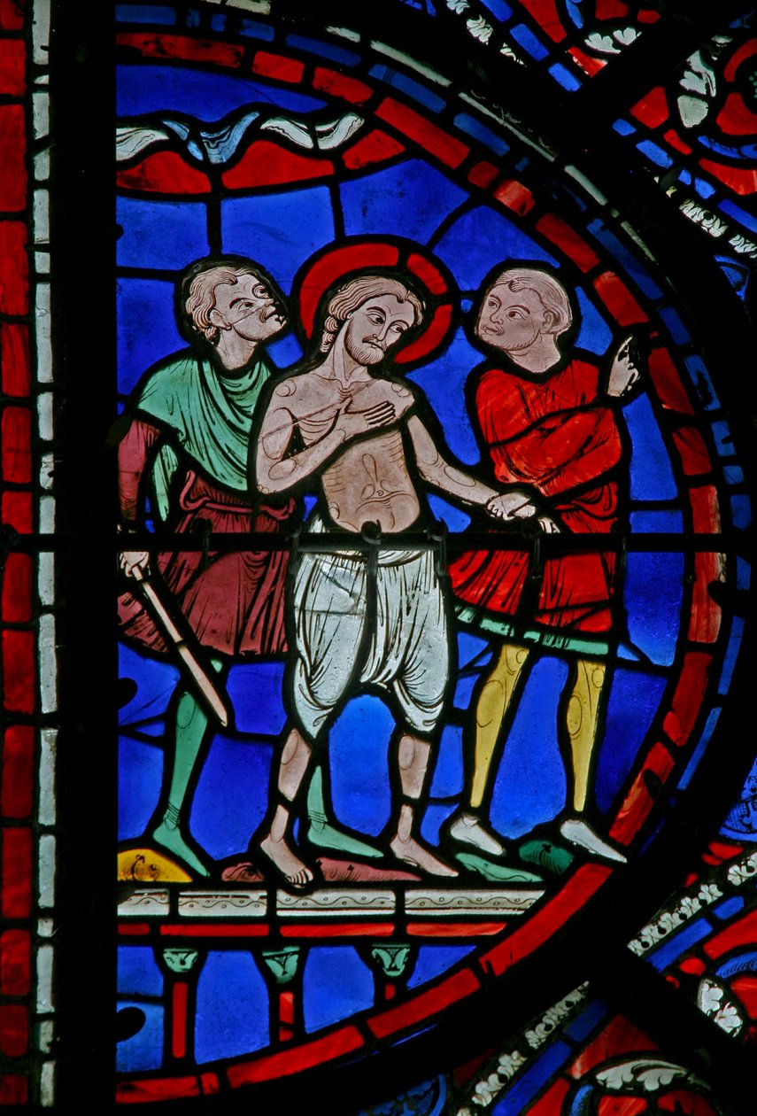 St Thomas penceresi: iki koruma tarafından yönetildi (w23) by French School