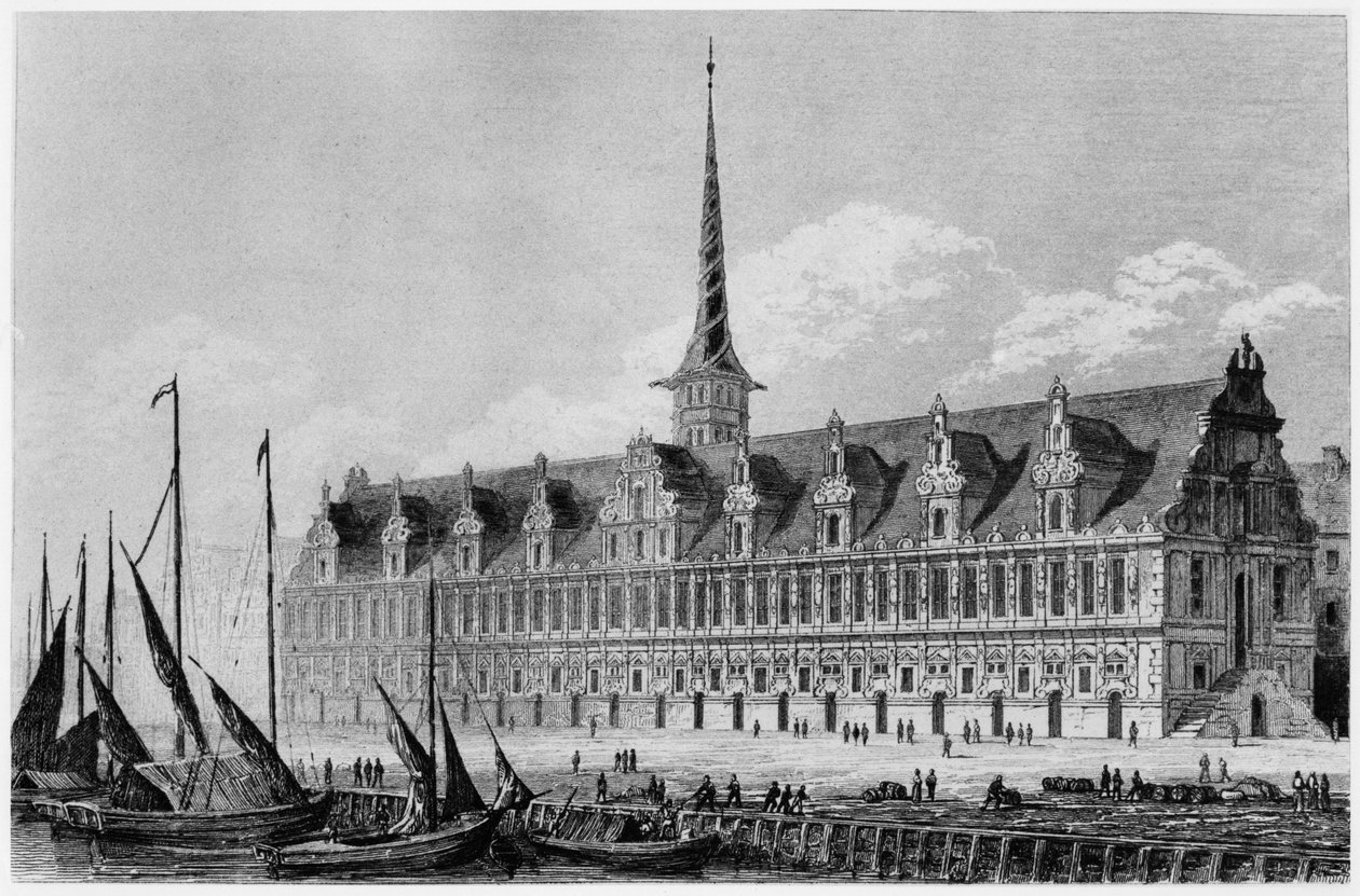 Borsa, Kopenhag, 1846 by French School