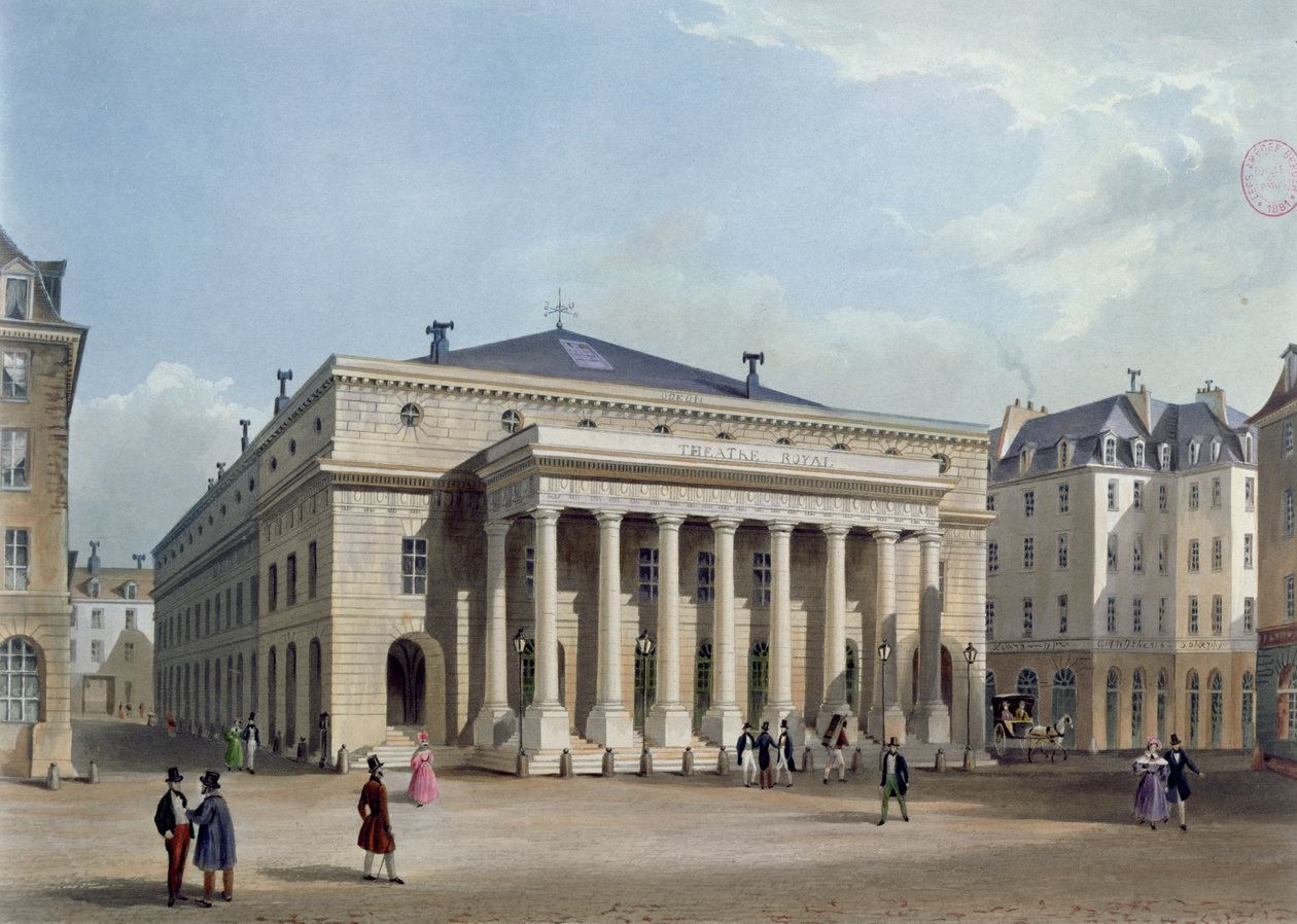 Theatre de lOdeon, 1830-40 dolayları by French School