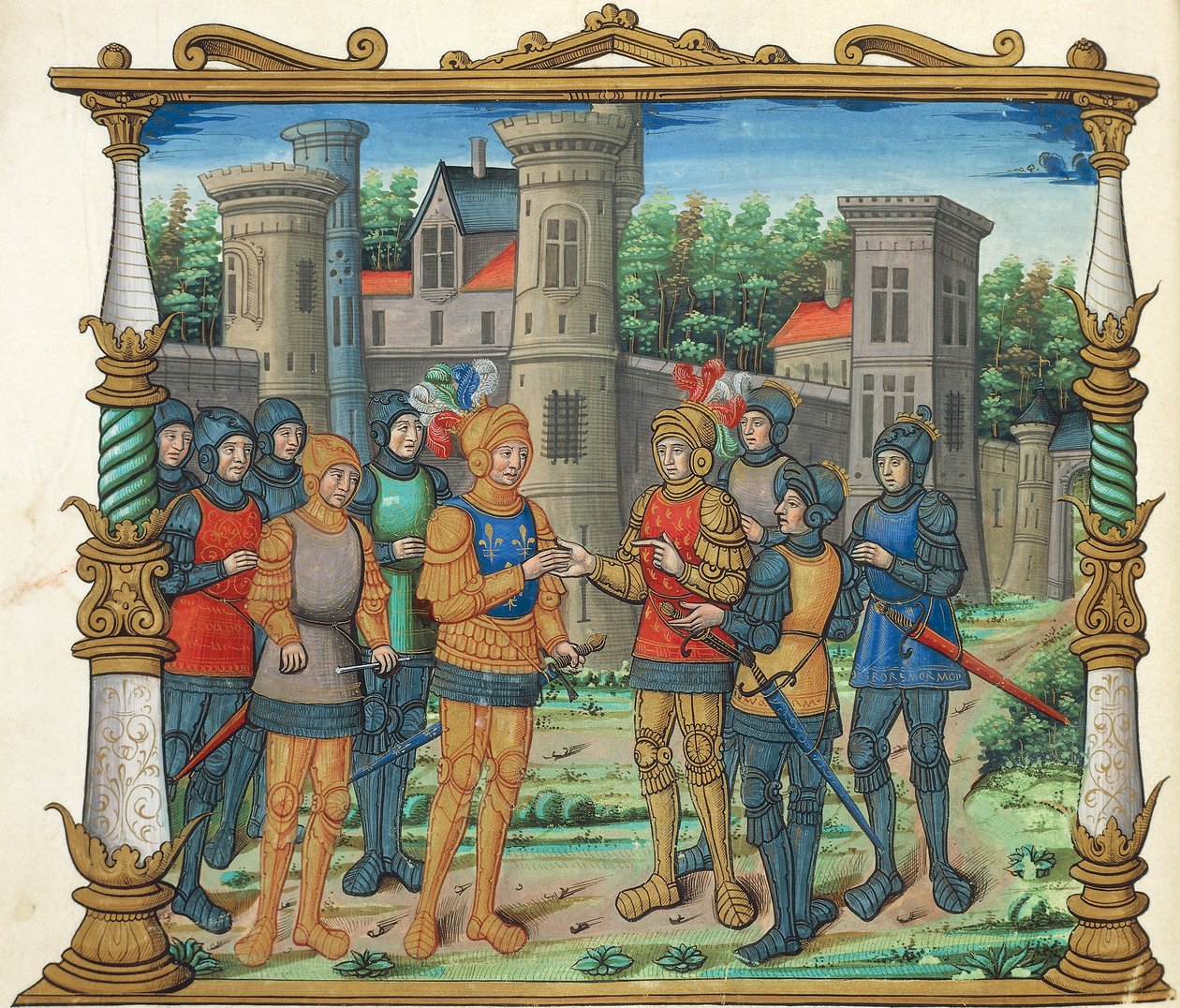 Louis XI ve Burgonya Dükü arasındaki Conflans Antlaşması (Conflans Barışı), Philippe de Commines