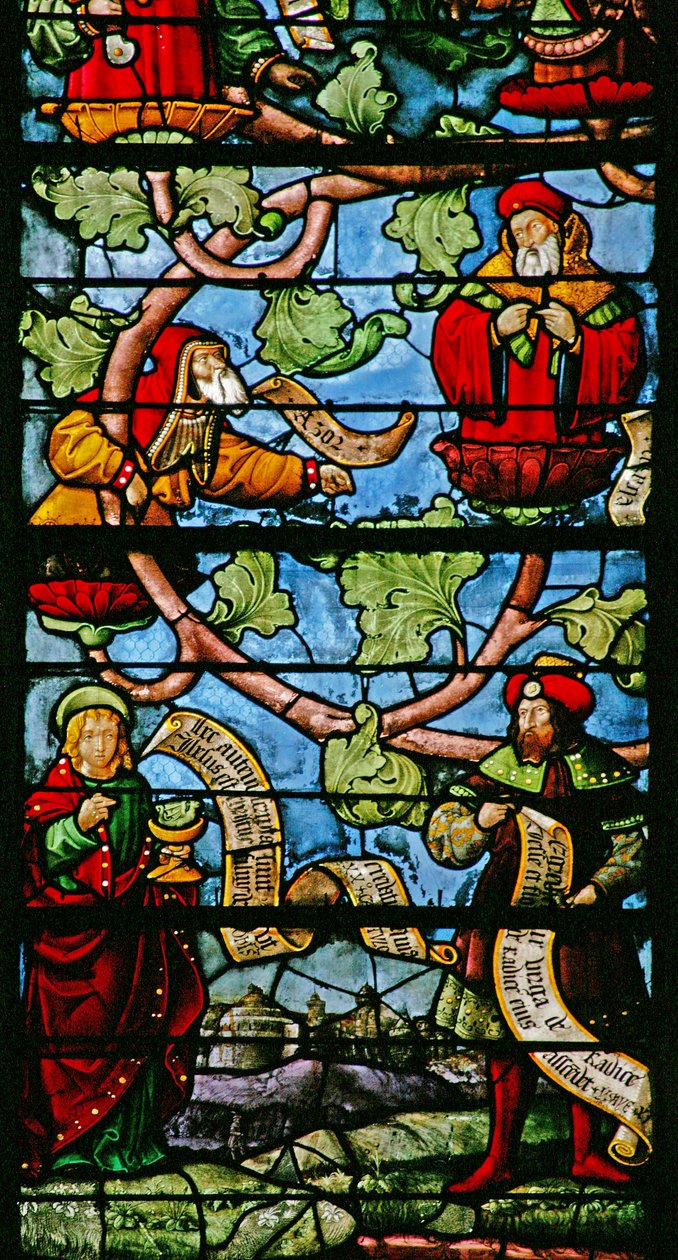Aziz John ve Isaiah ile Jesse Ağacı by French School