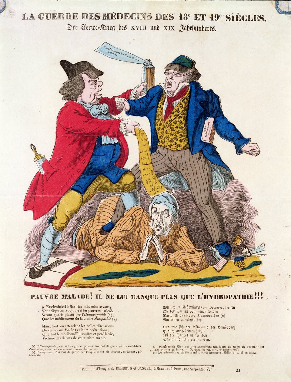 18. ve 19. Yüzyıl Doktorlarının Savaşı, 1854 by French School