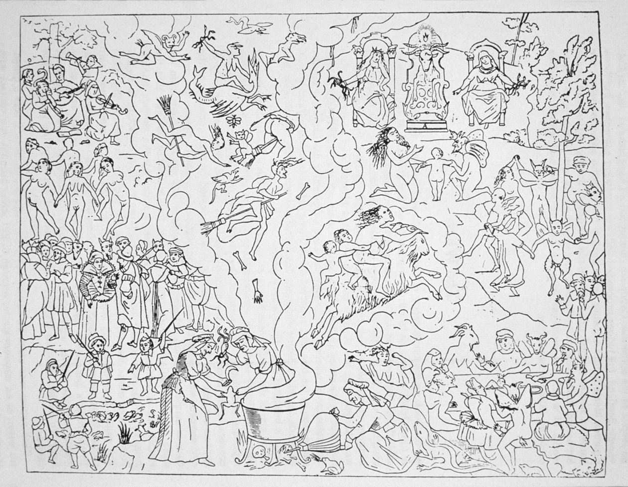 The Witches Sabbath, Pierre de Lancre tarafından Tableau de l
