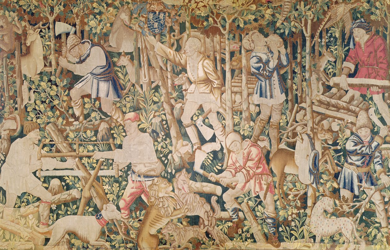 Oduncular, Tournai Atölyesi by French School