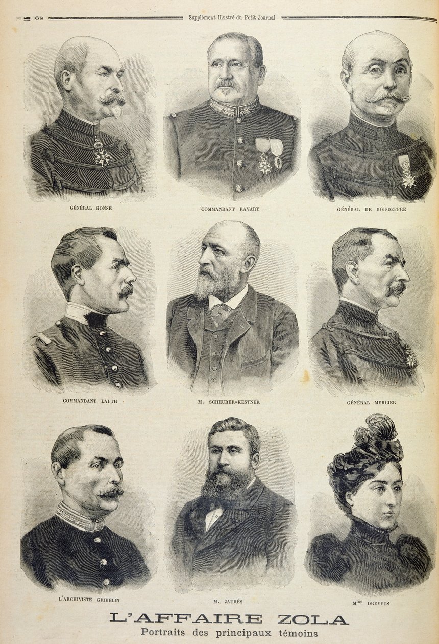 Zola Affair: ana tanıkların portreleri, Le Petit Journal