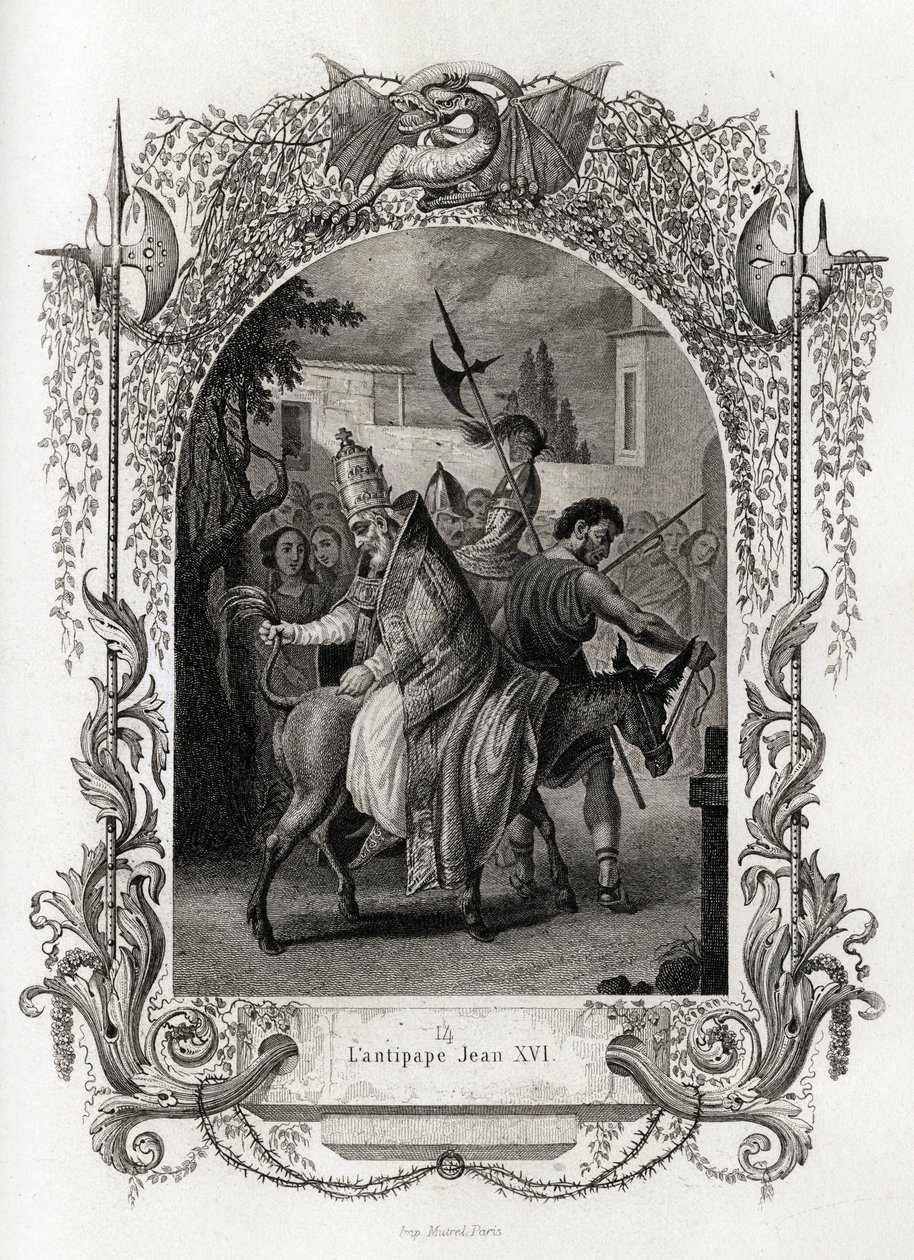 Antipop John XVI (997 - 998). Maurice Lachatre (1814-1900), Librairie du Progres, Paris