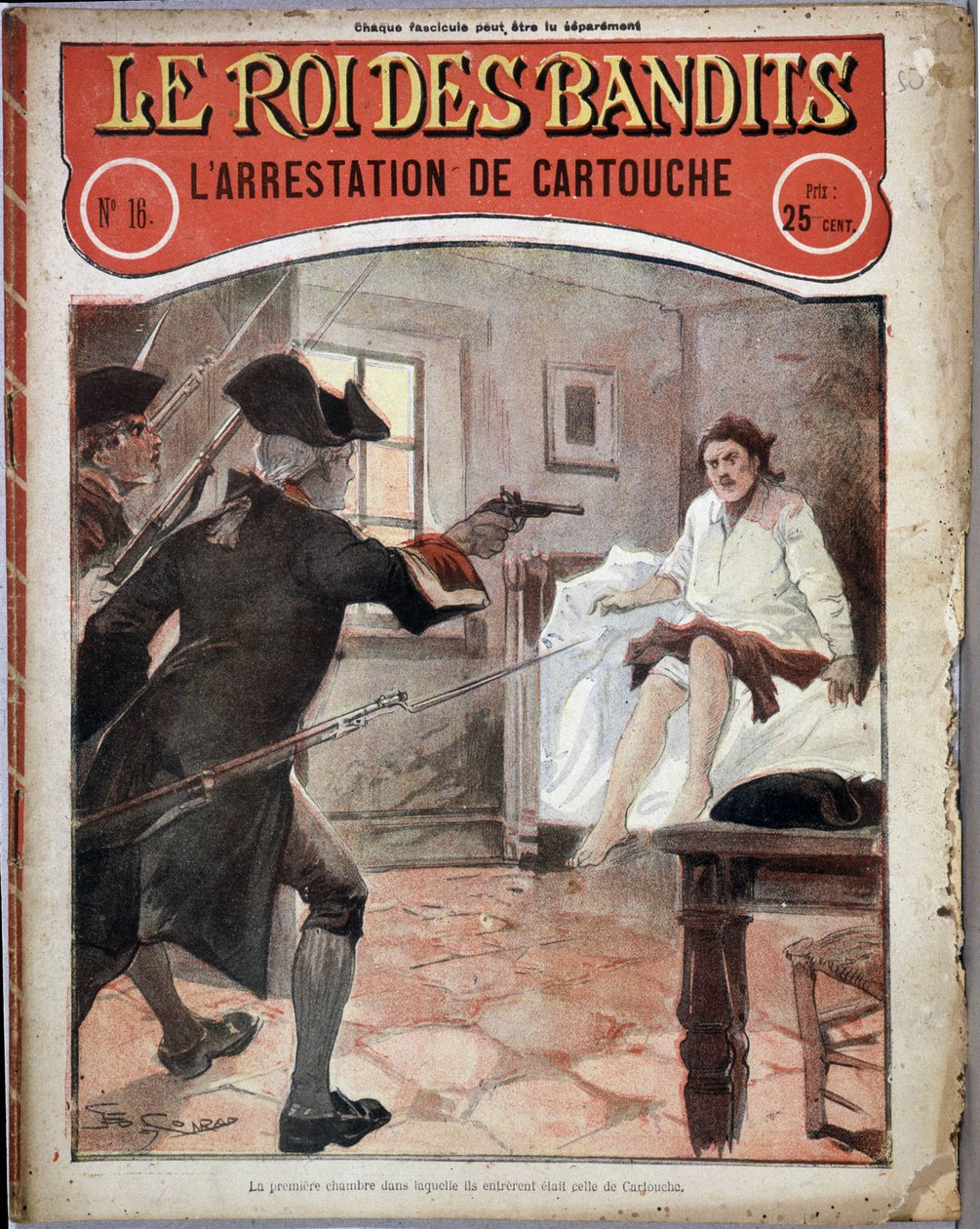 Kartuşun tutuklanması - “Haydutların Kralı” nda, No. 16 by French School