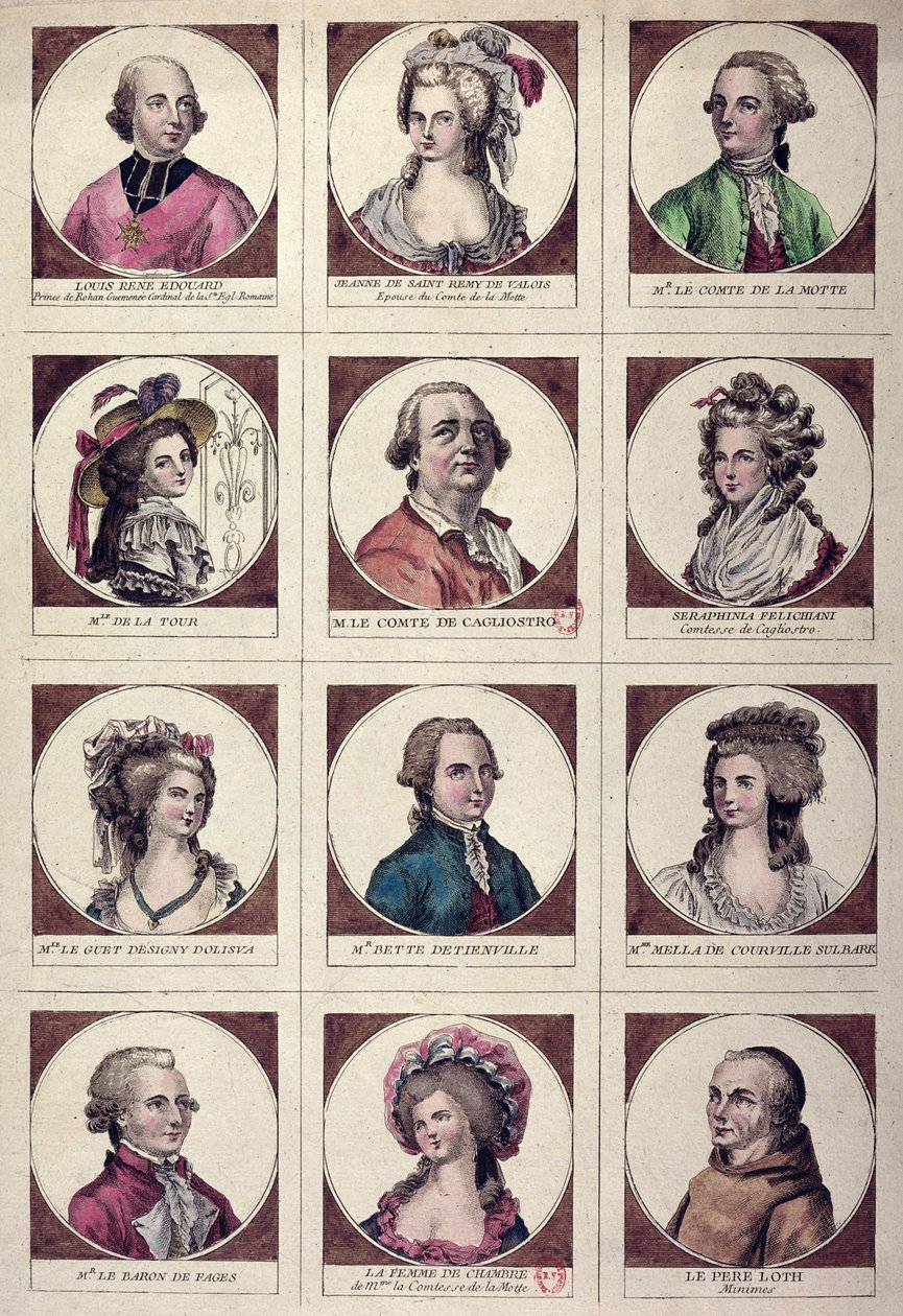 Collier de la Reine Affair of the Affair of the Collier de la Reine 17856