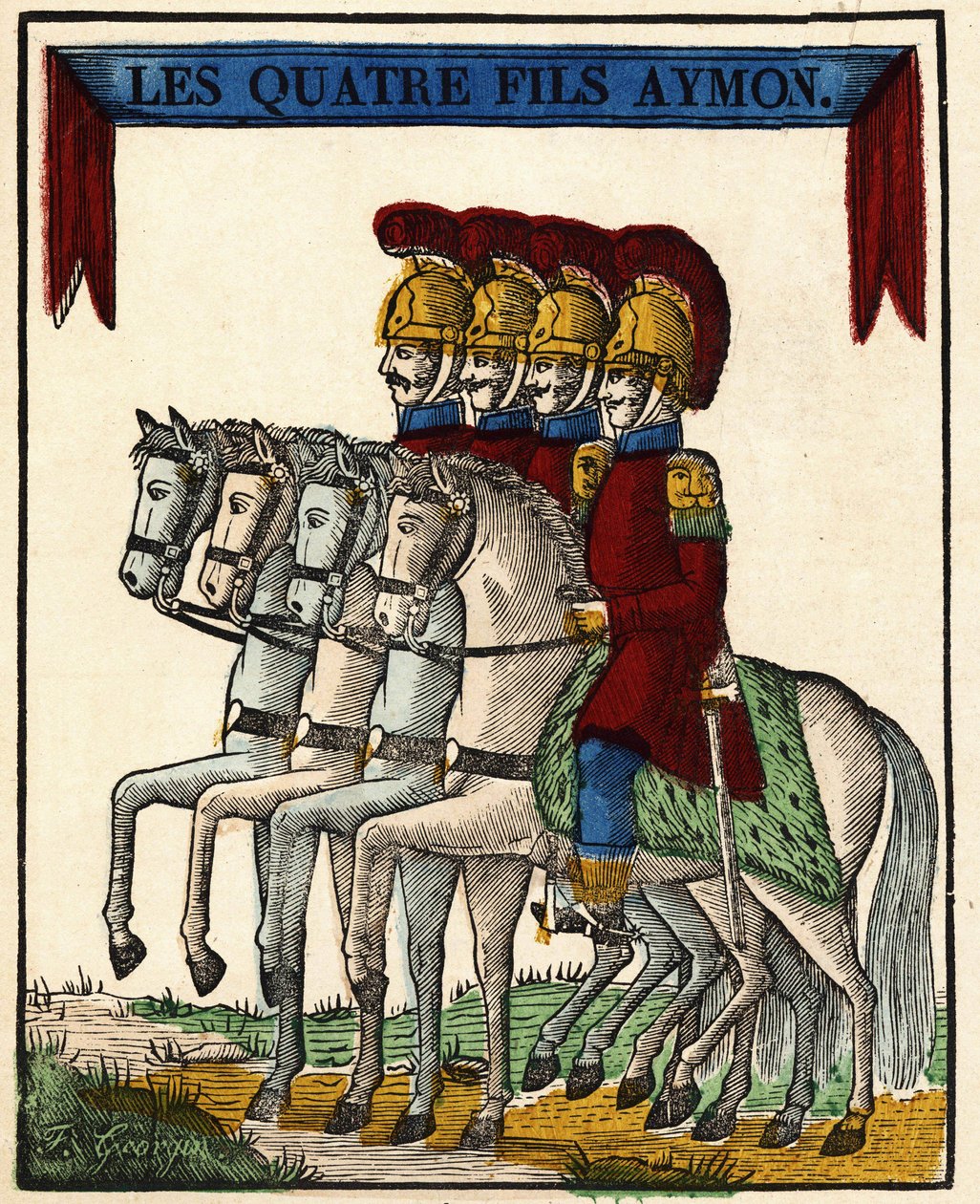Dört oğlu Aymon by French School