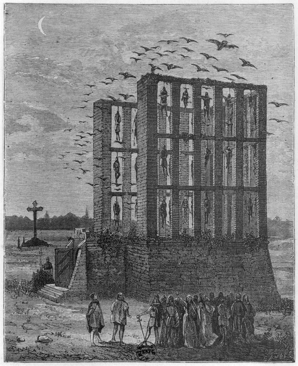 Montfaucon darağacı by French School