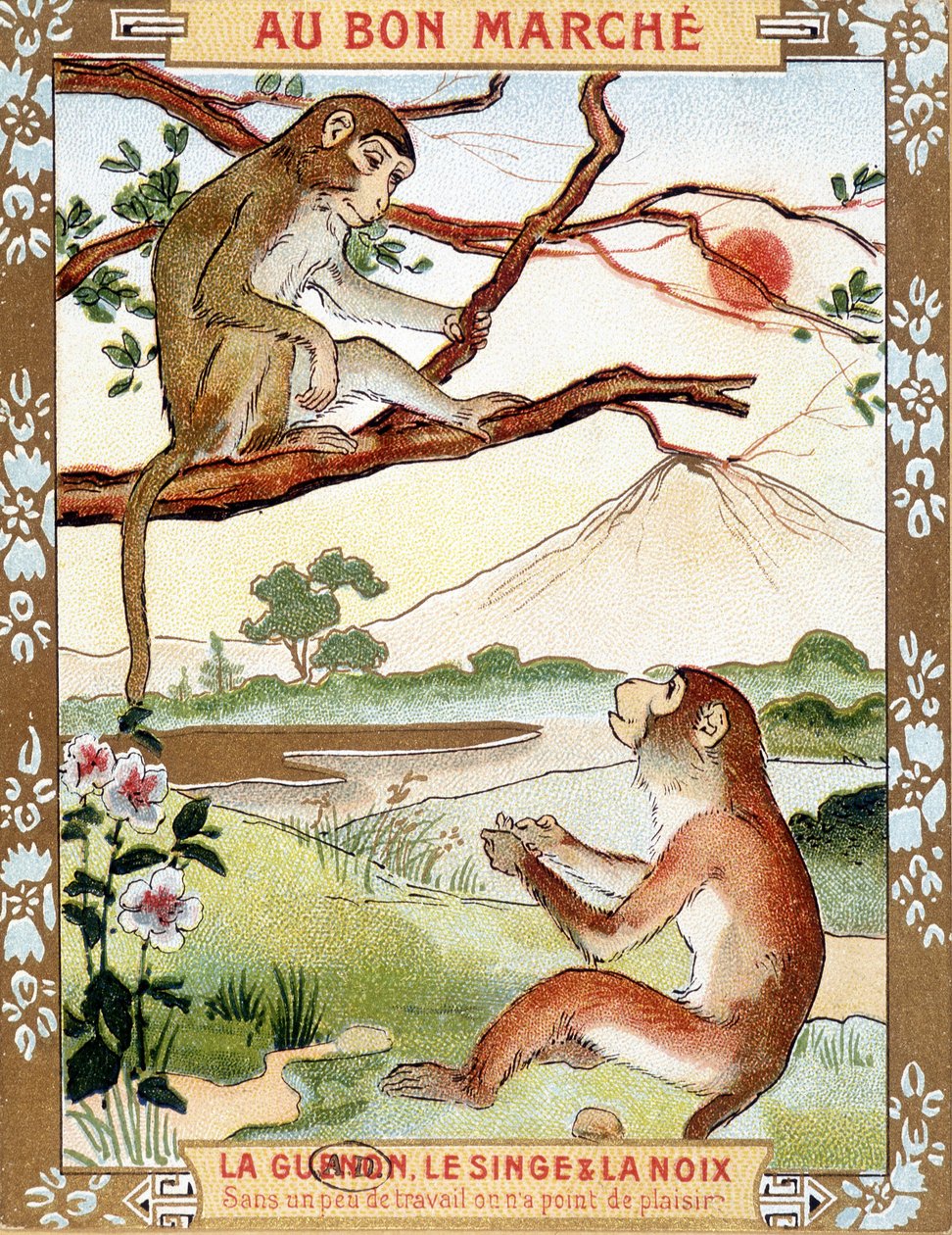 Maymun ve ceviz (La Fontaine Masal) - Bon Marché reklam skeci by French School