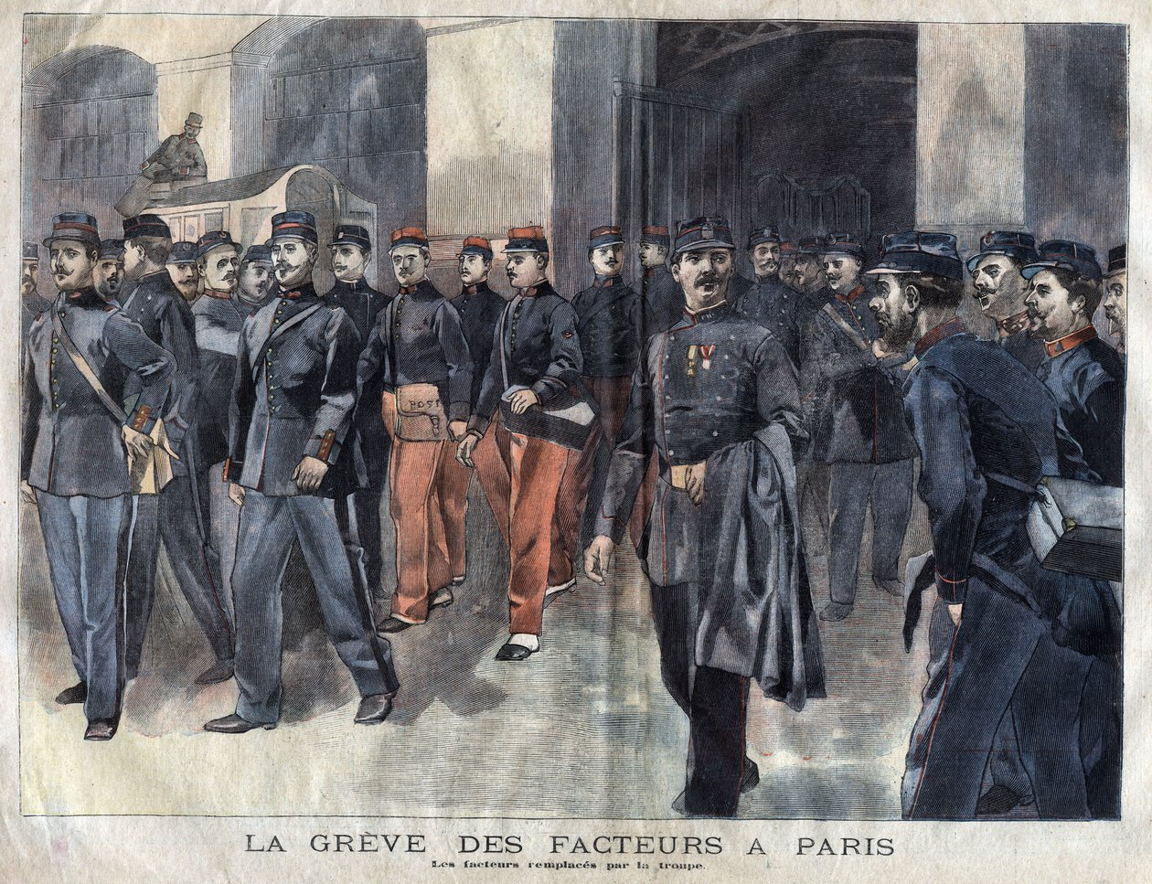 Postacılar greve gitti: Paris