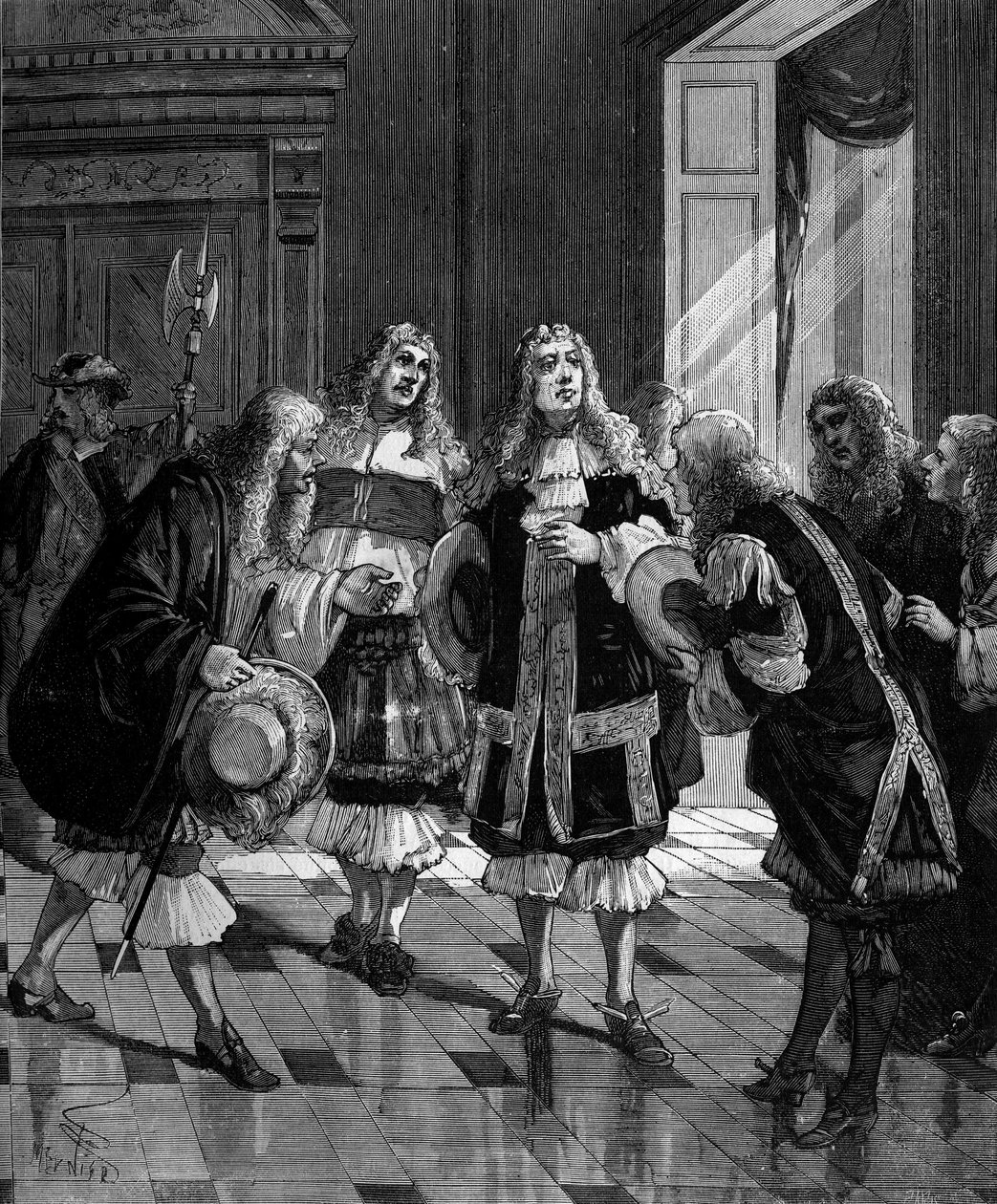 Fransız mühendis Pierre Paul de Riquet (1604-1680) tarafından sunulan, Okyanus ve Akdeniz