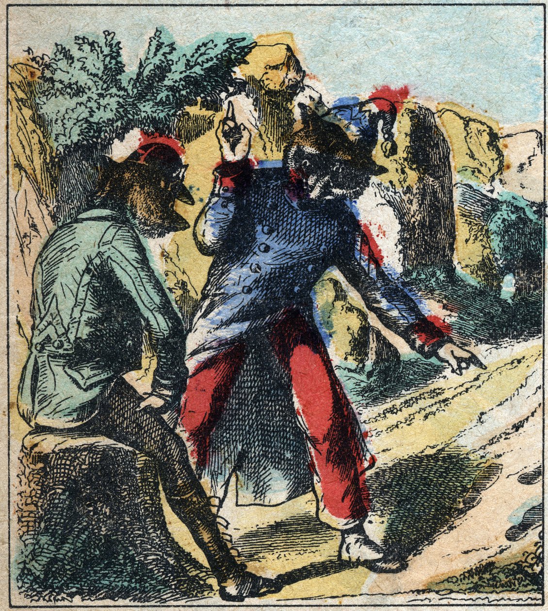Hasta aslan ve tilki. Jean de La Fontaine