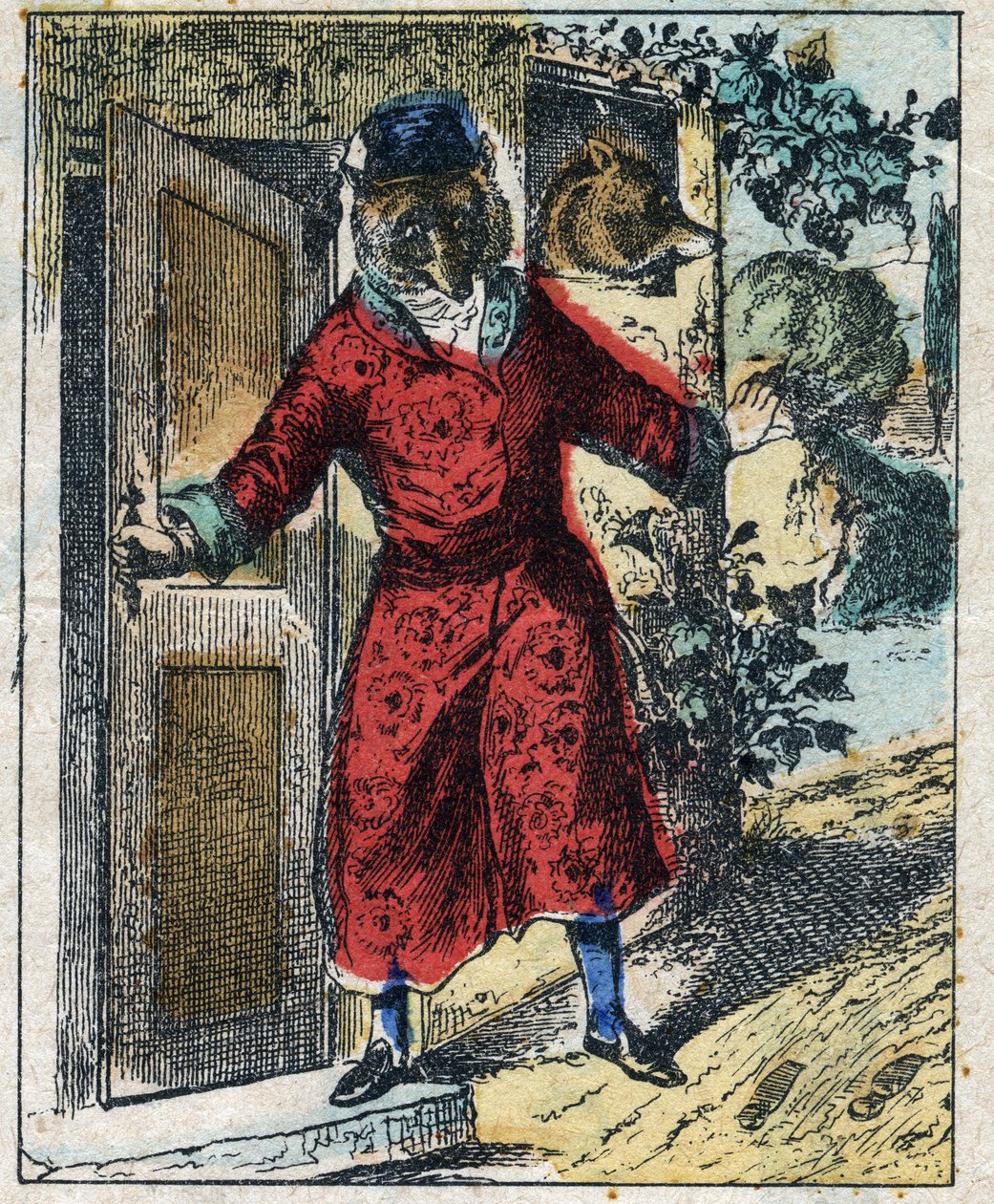 Hasta aslan ve tilki. Jean de La Fontaine