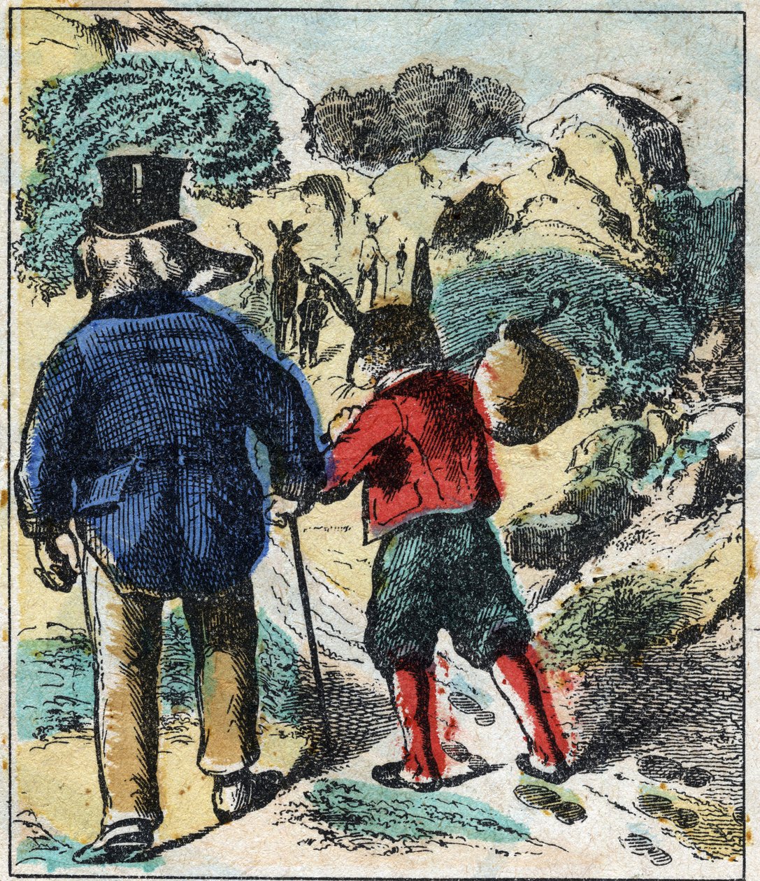 Hasta aslan ve tilki. Jean de La Fontaine