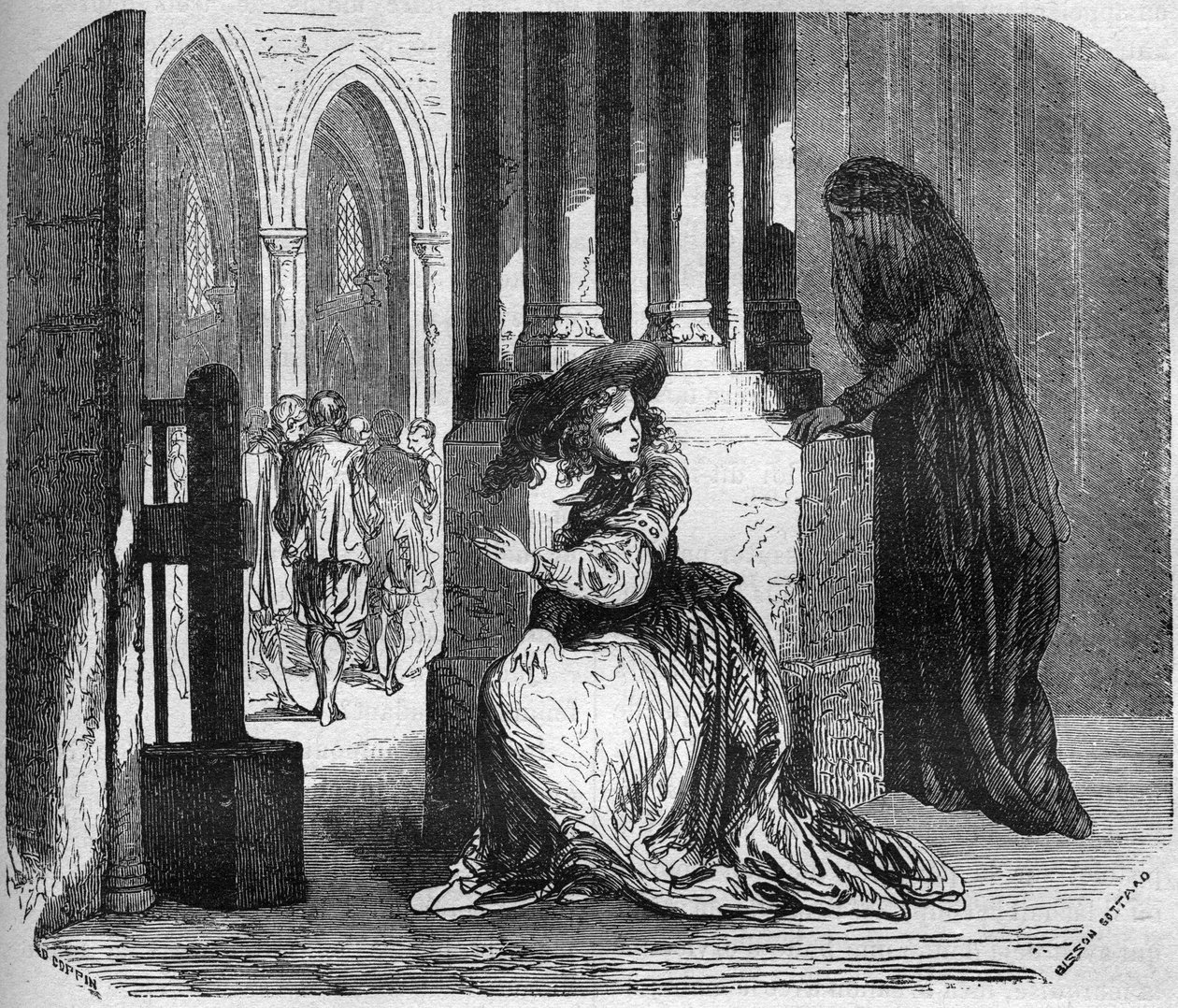 17. yüzyılda bir iblis tarafından ele geçirilen genç Madeleine de la Palude (Madeleine de Demandols), gözlerinin tek güzelliği ile dindarları çekmeyi başardı. Ursuline manastırında kilitli kaldı. “Fuhuş tarihi ve by French School