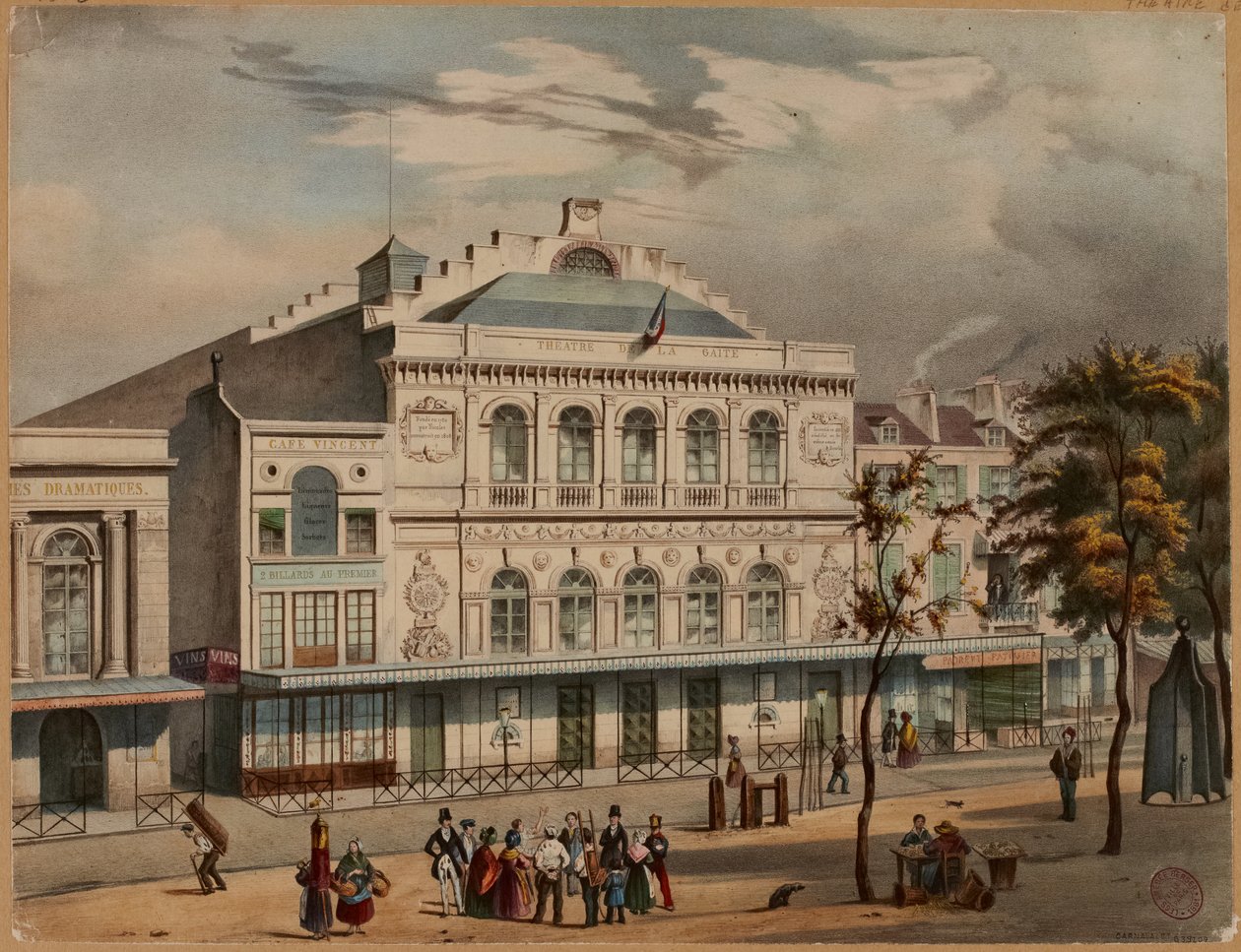 Tiyatro de la Gaite, Paris by French School